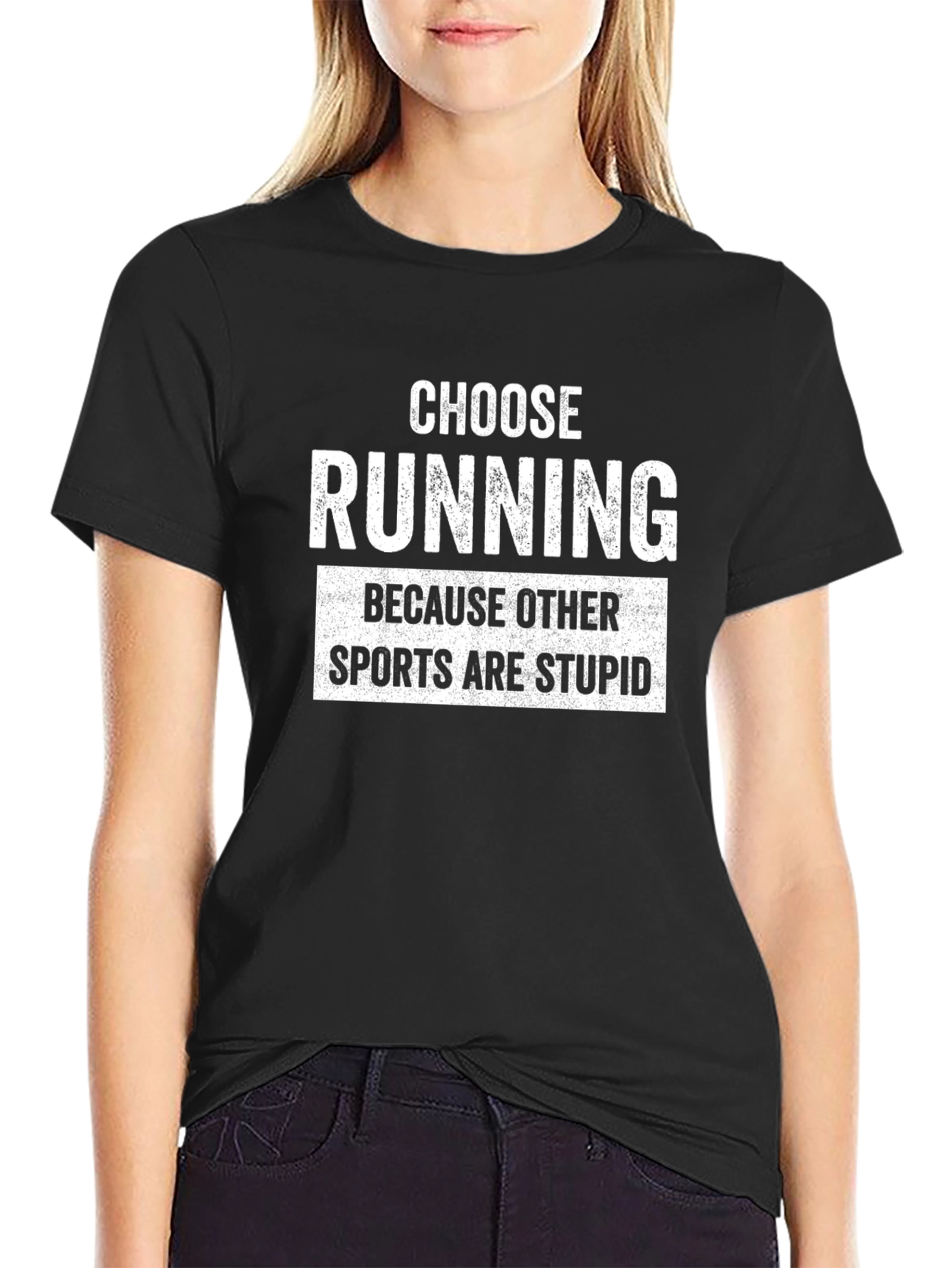 Choose Running T-Shirt - Funny Sports Tee
