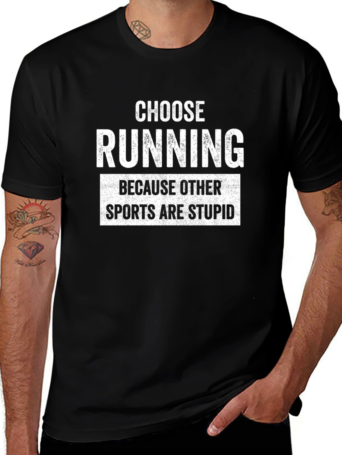 Choose Running T-Shirt - Funny Sports Tee