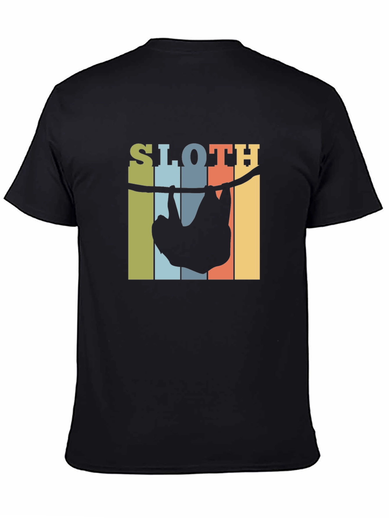 Retro Sloth Hanging T-Shirt - Comfy Cotton Tee