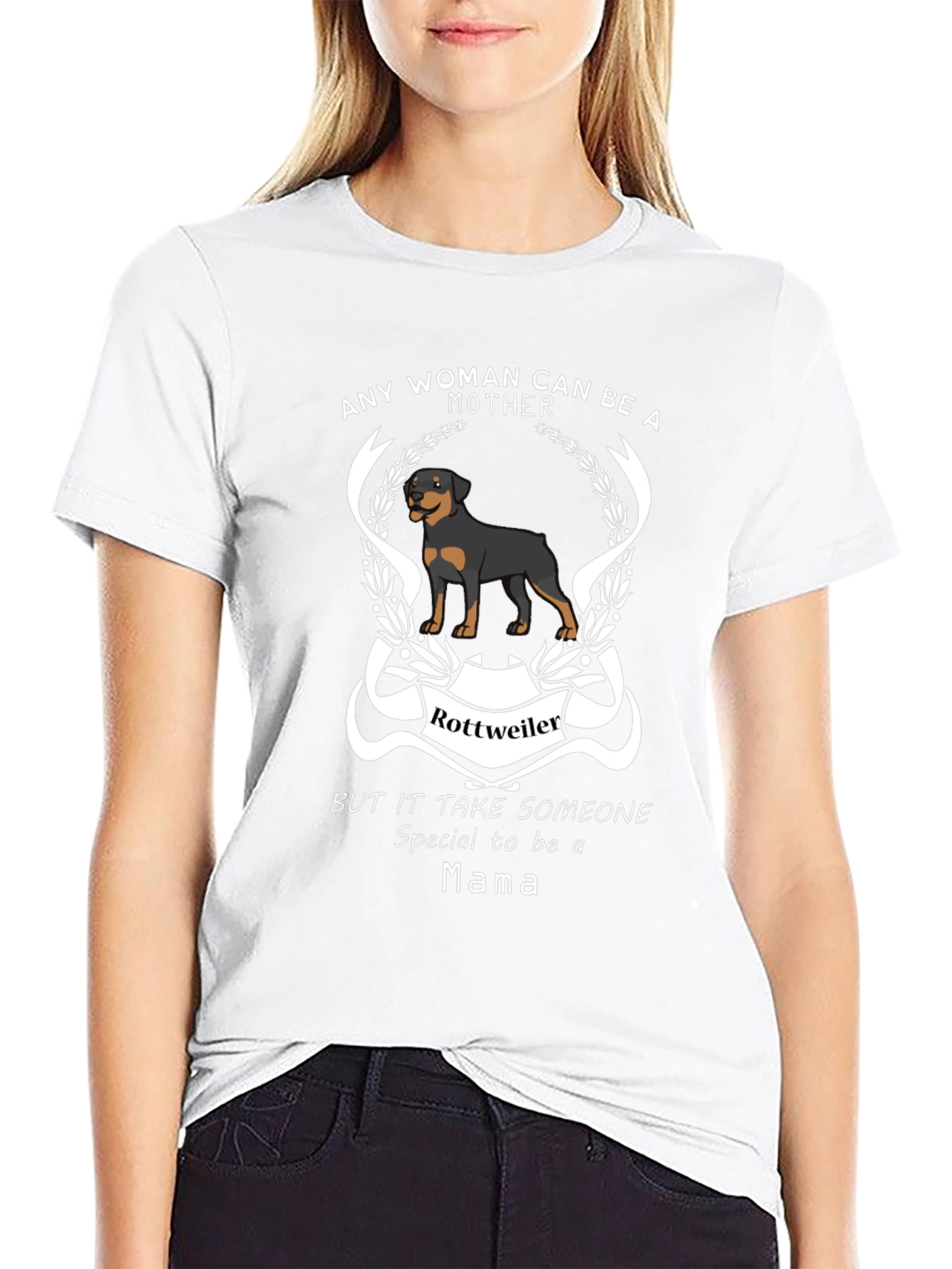 Rottweiler Mama T-Shirt - Dog Lover Mothers Day Gift