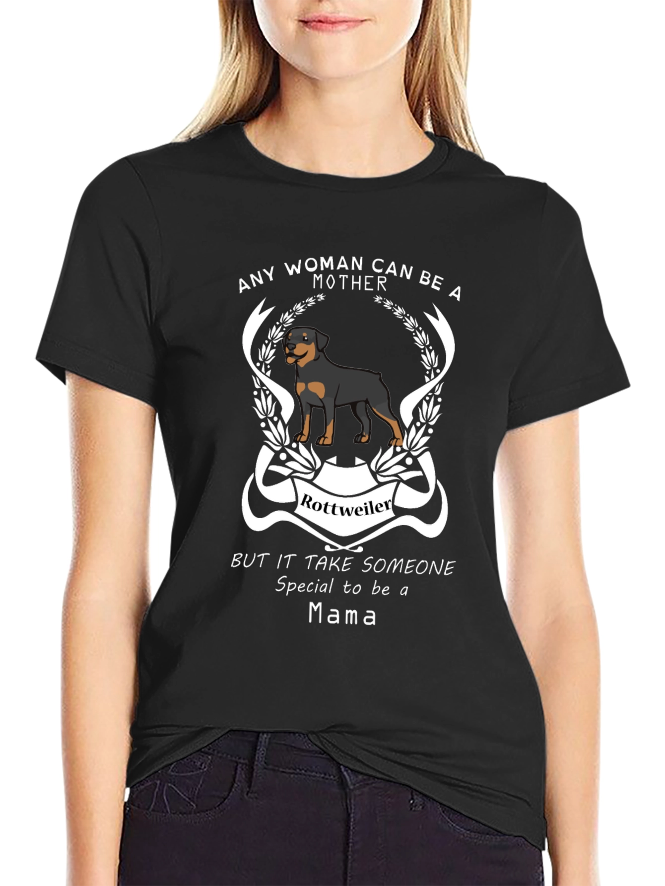 Rottweiler Mama T-Shirt - Dog Lover Mothers Day Gift
