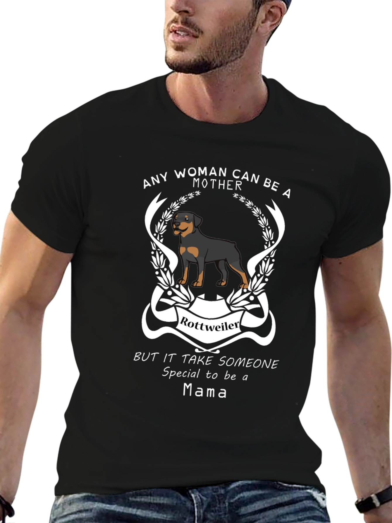 Rottweiler Mama T-Shirt - Dog Lover Mothers Day Gift