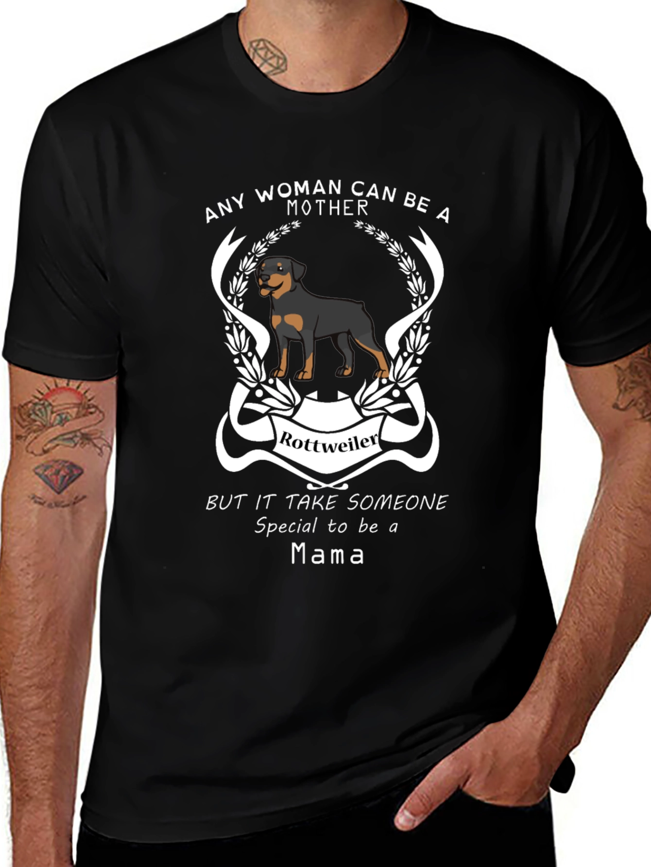 Rottweiler Mama T-Shirt - Dog Lover Mothers Day Gift