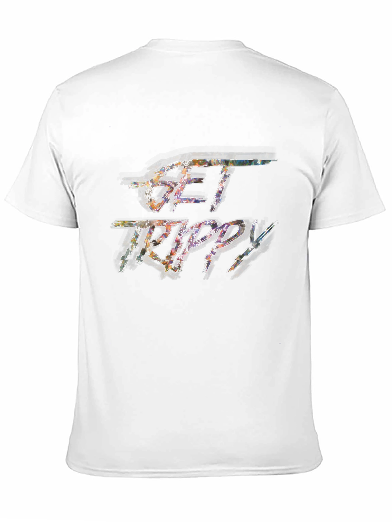 Get Trippy Graphic T-Shirt - Premium Black Tee