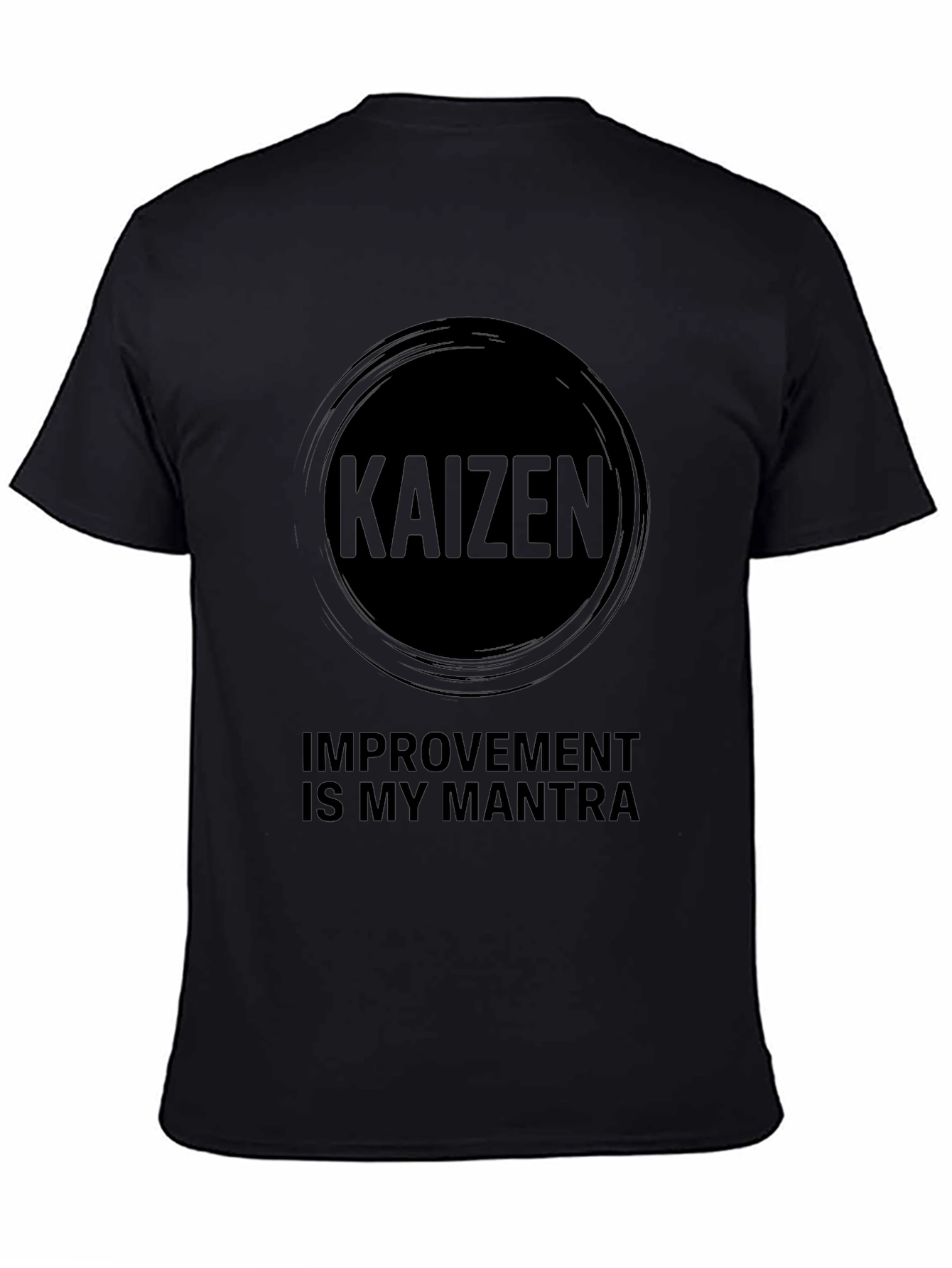Kaizen Mantra Graphic Tee - Mens Black T-Shirt
