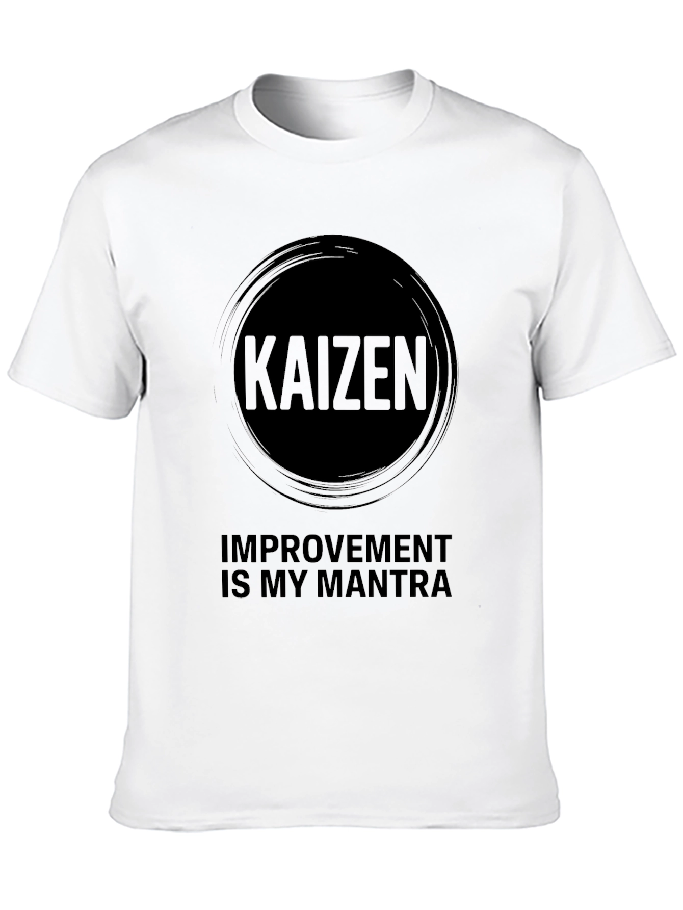 Kaizen Mantra Graphic Tee - Mens Black T-Shirt