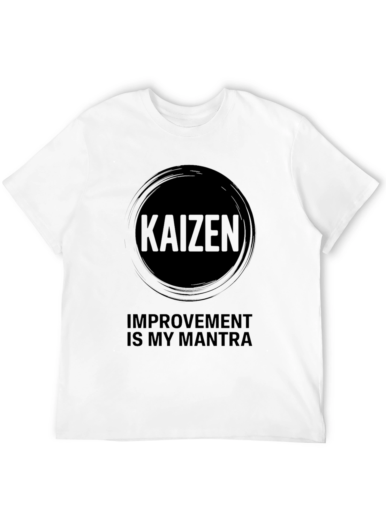 Kaizen Mantra Graphic Tee - Mens Black T-Shirt