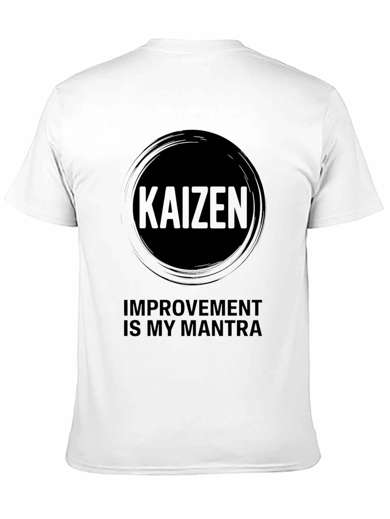 Kaizen Mantra Graphic Tee - Mens Black T-Shirt