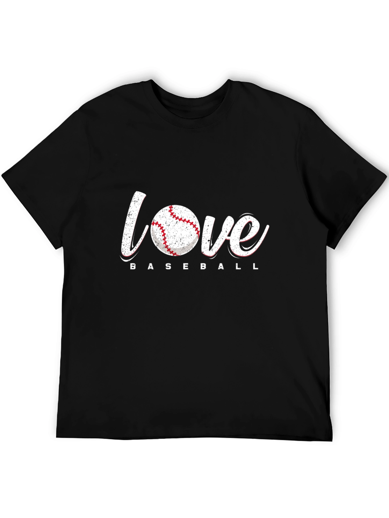 Love Baseball Graphic Tee - Black