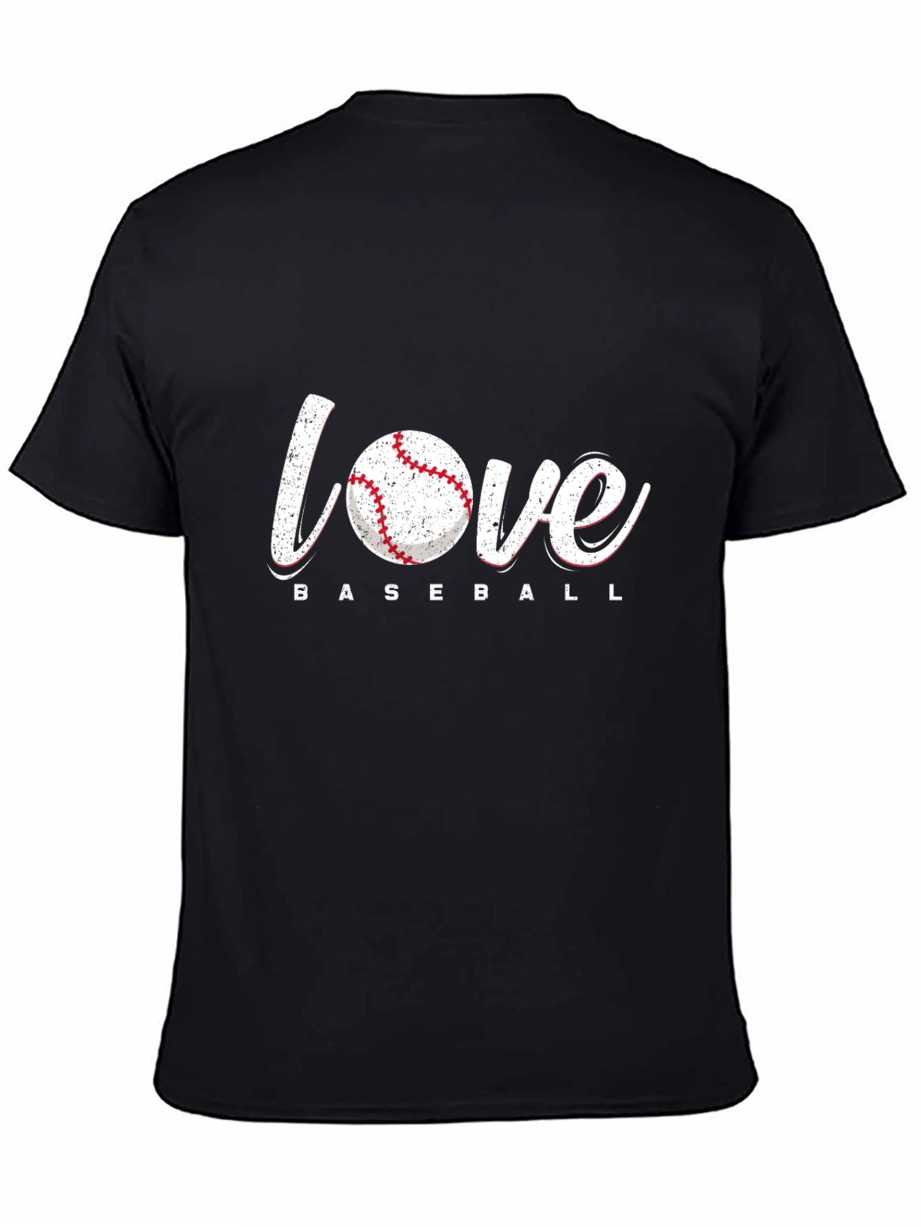 Love Baseball Graphic Tee - Black