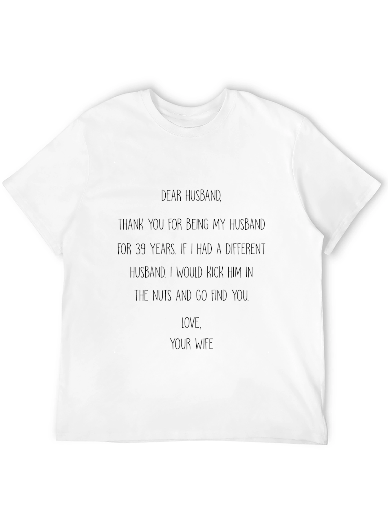 Husband 39th Anniversary T-Shirt