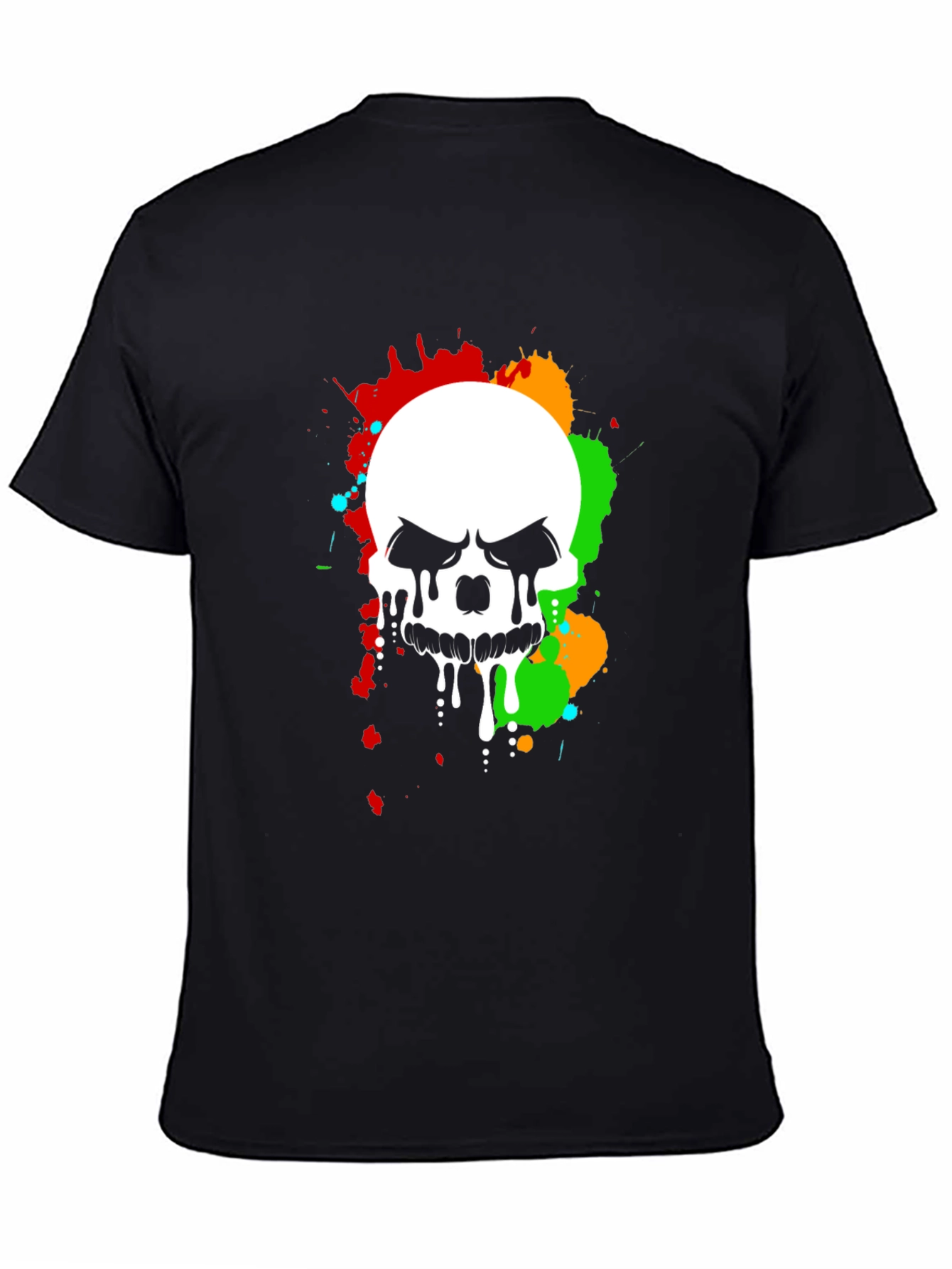 Skull Graphic T-Shirt - Black