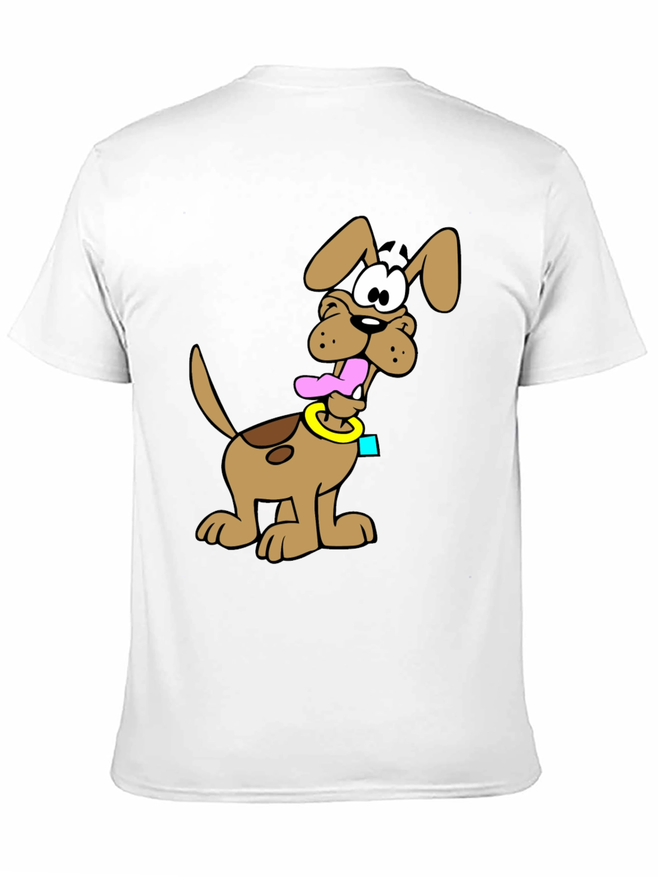 Cartoon Dog Graphic T-Shirt