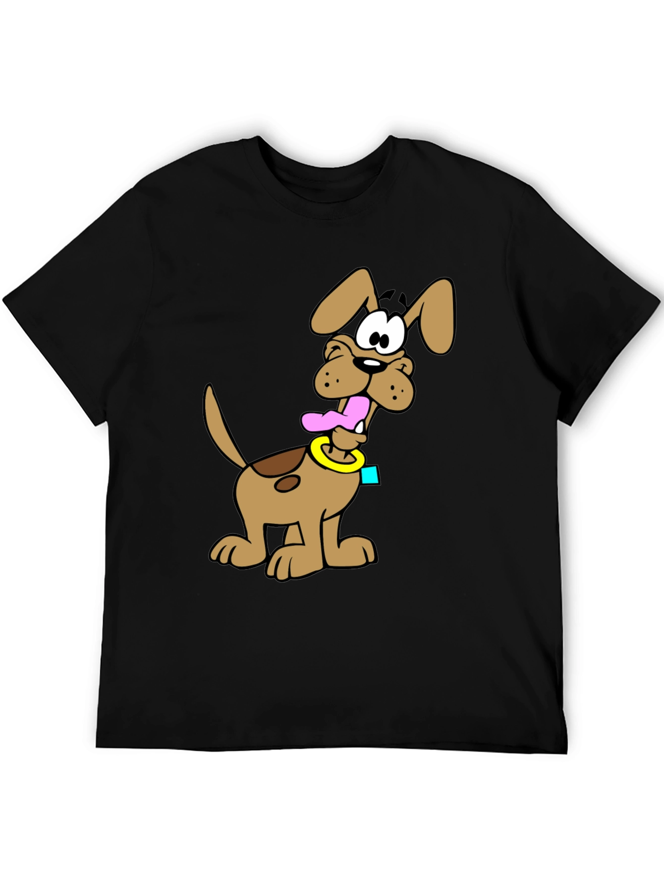 Cartoon Dog Graphic T-Shirt