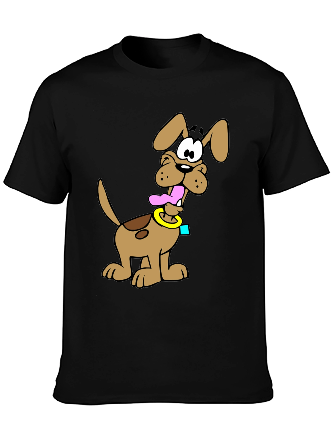 Cartoon Dog Graphic T-Shirt