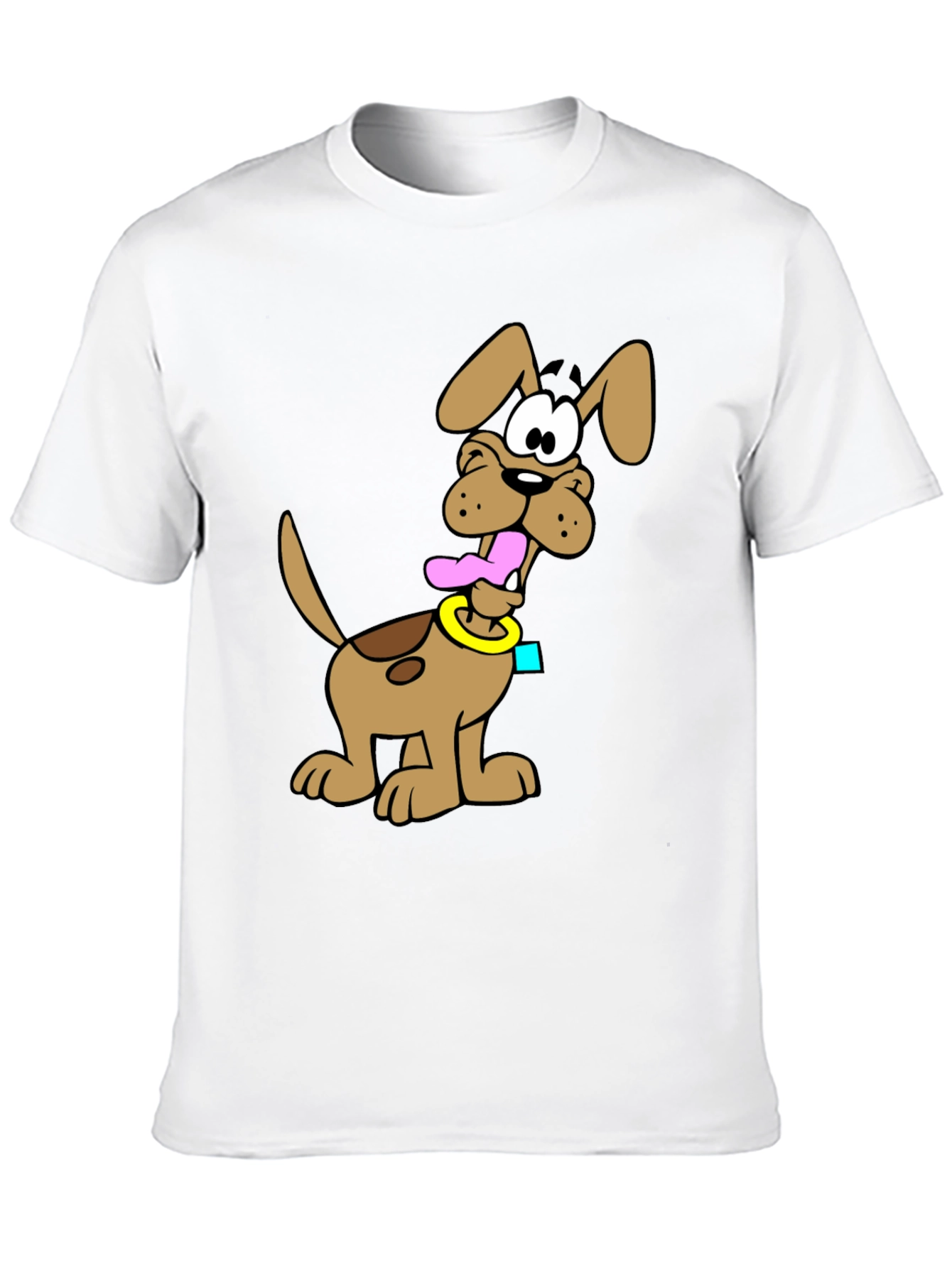 Cartoon Dog Graphic T-Shirt