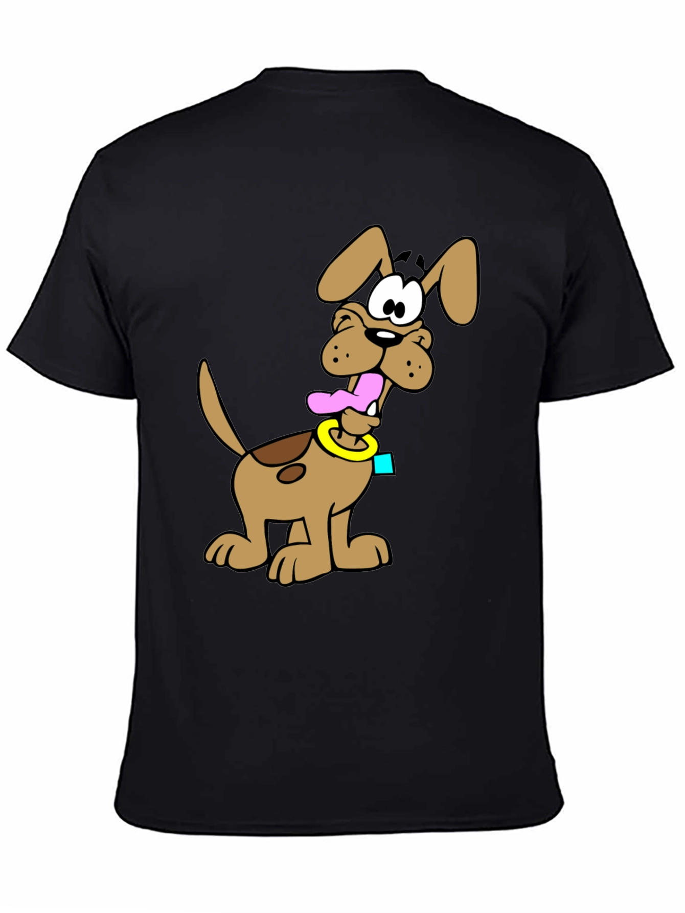 Cartoon Dog Graphic T-Shirt