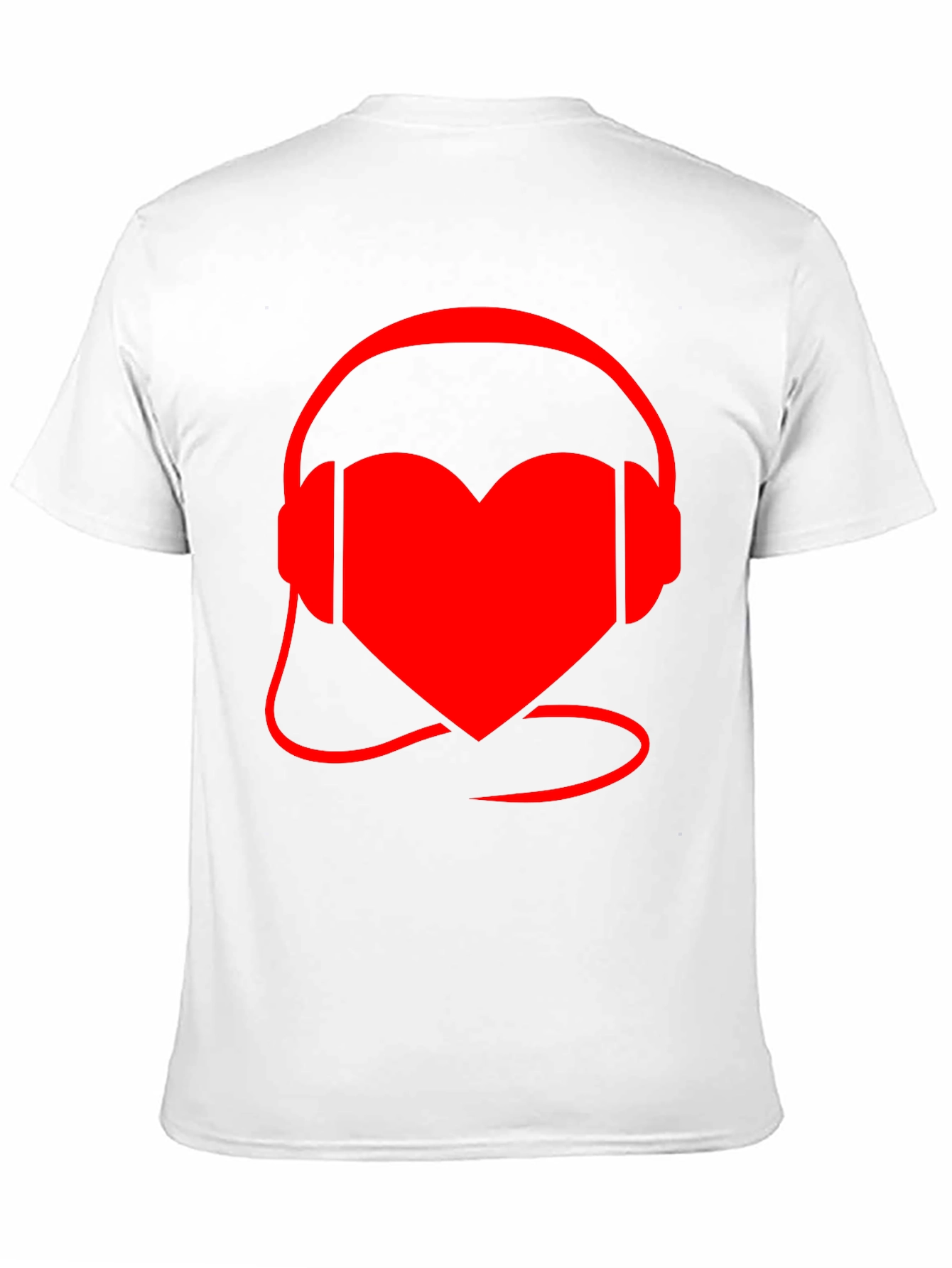 Heart Headphones Graphic Tee