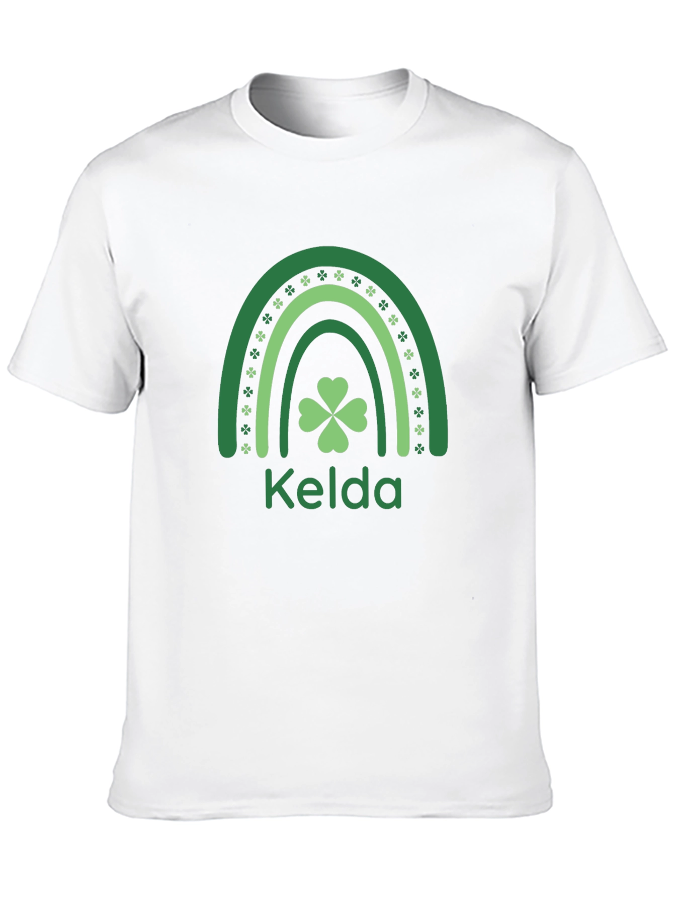 Kelda St. Patricks Day Rainbow Clover Shirt