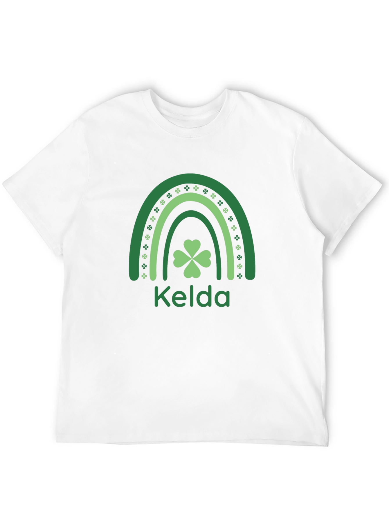 Kelda St. Patricks Day Rainbow Clover Shirt