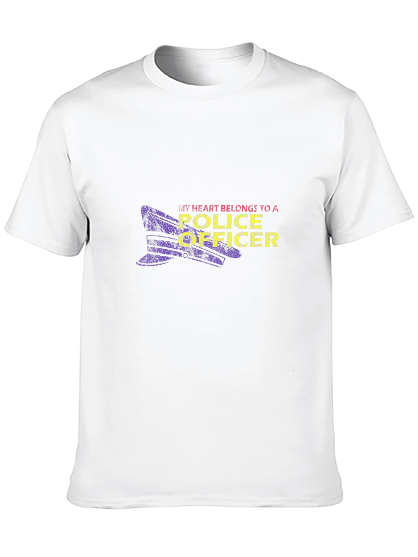 My Heart Belongs to a Police Officer T-Shirt