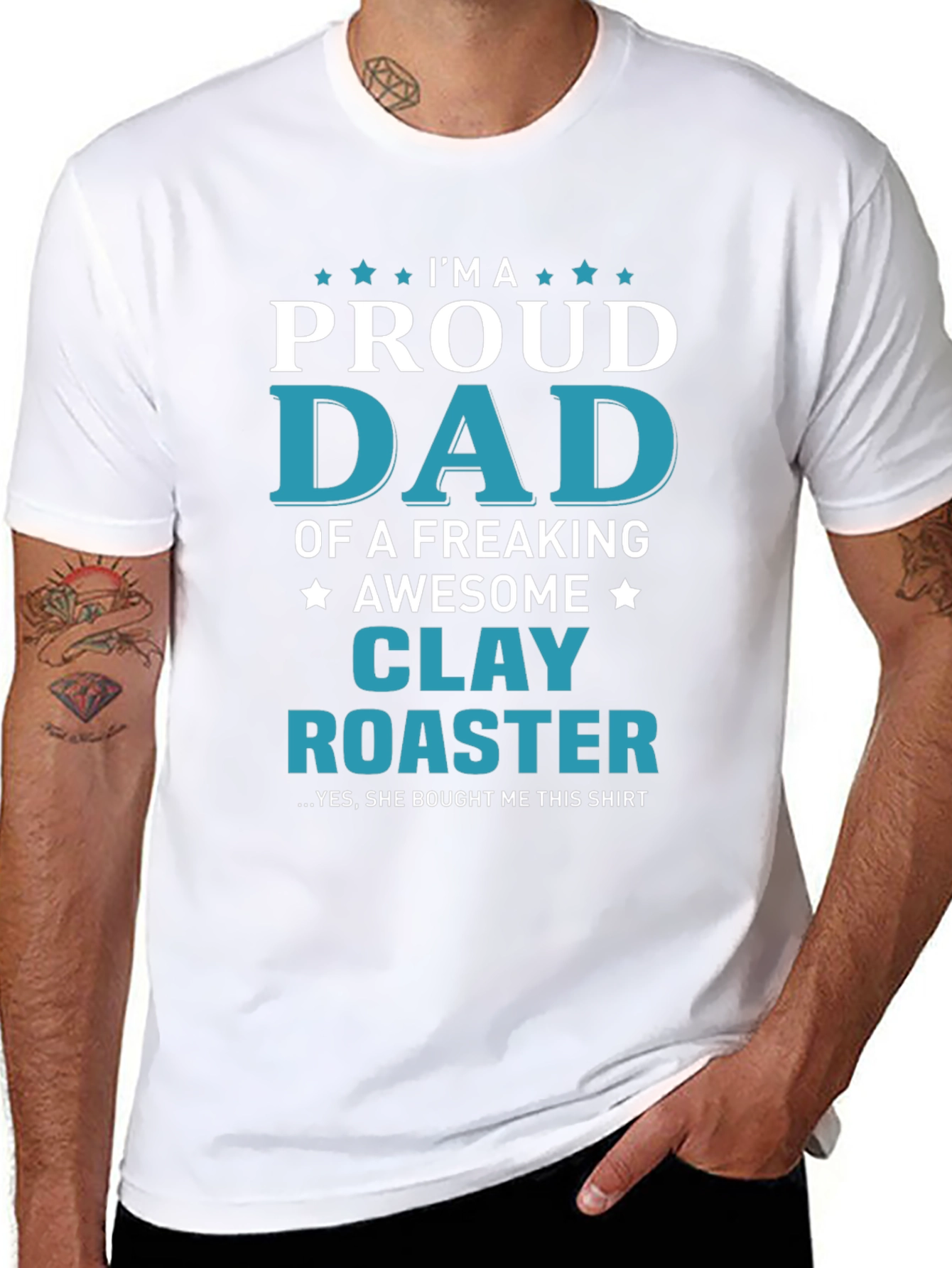 Proud Dad of a Clay Roaster T-Shirt