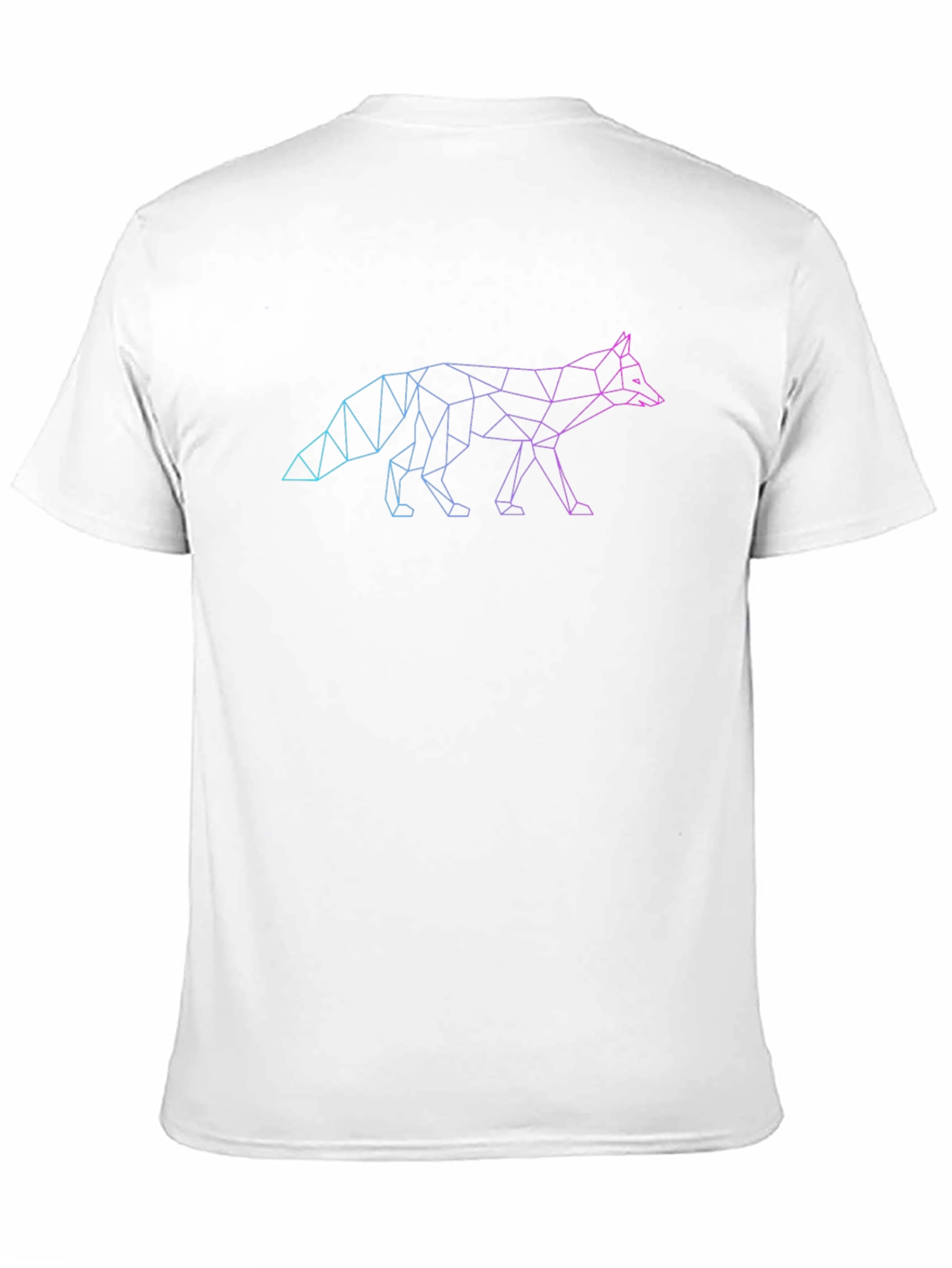 Geometric Fox Graphic T-Shirt