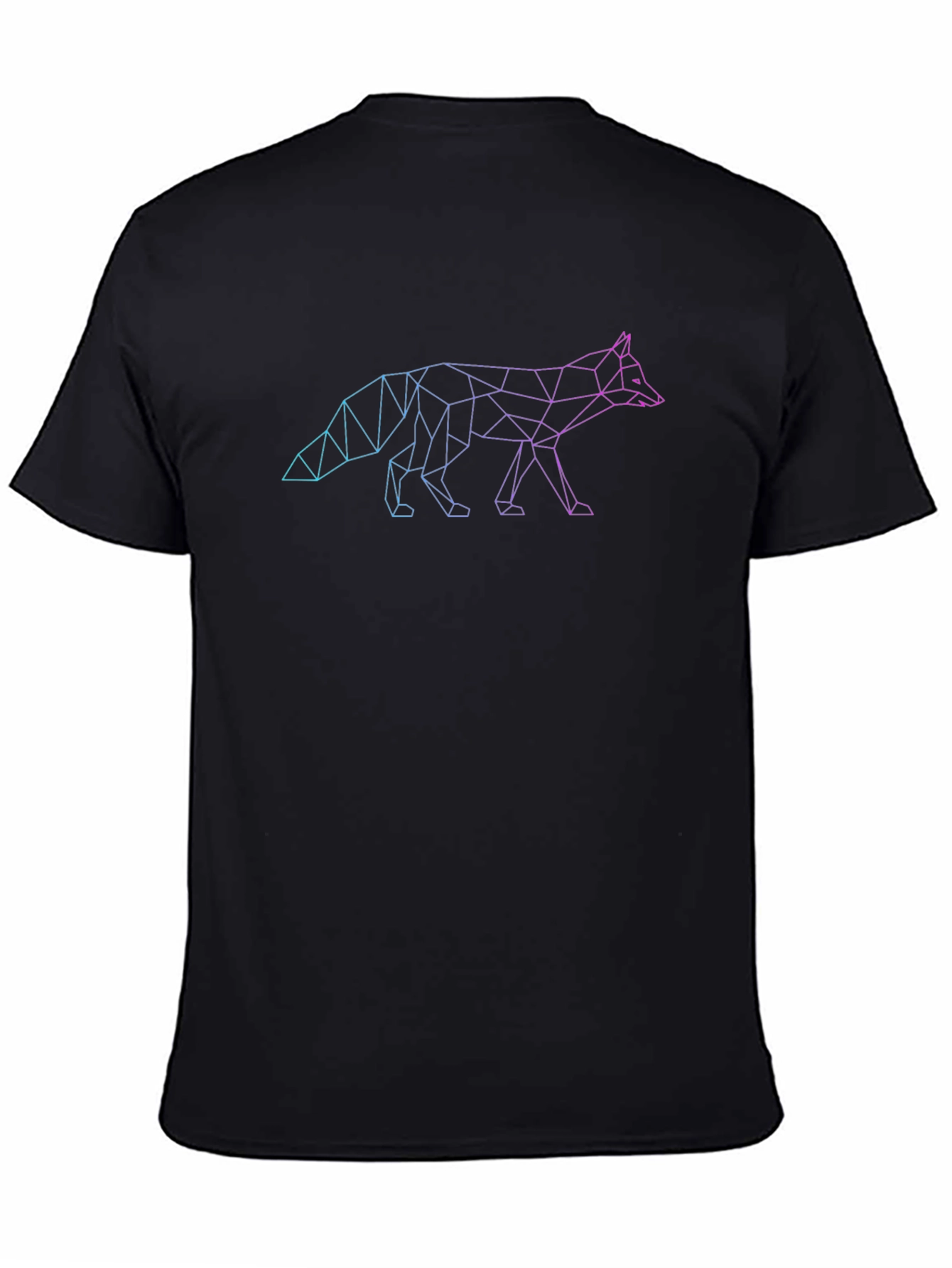 Geometric Fox Graphic T-Shirt