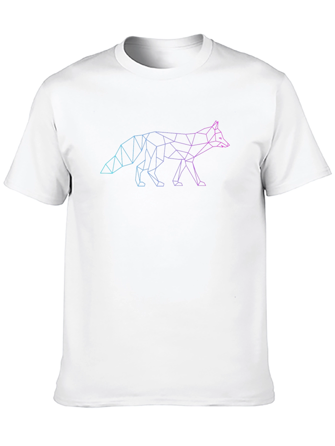 Geometric Fox Graphic T-Shirt