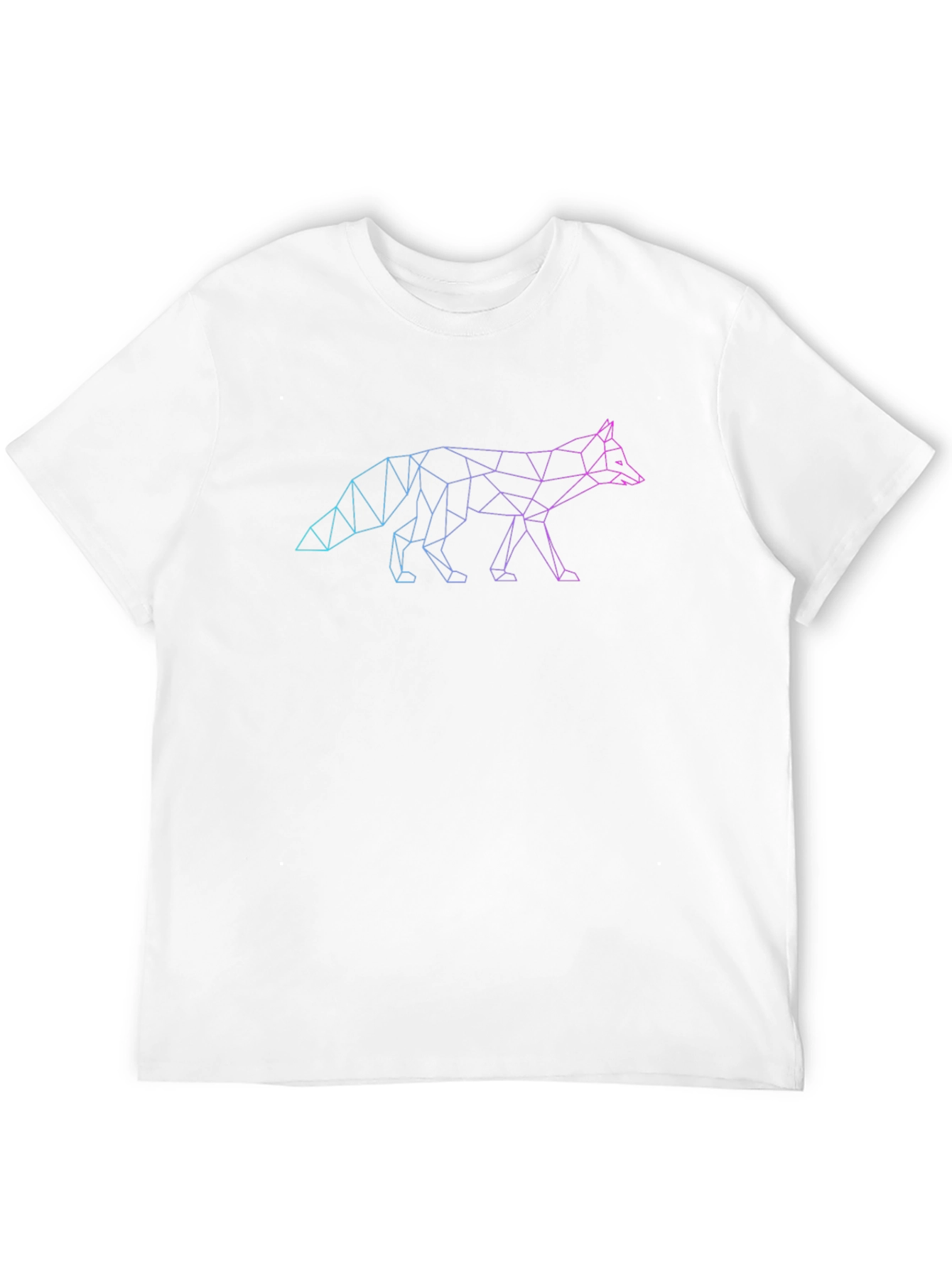 Geometric Fox Graphic T-Shirt