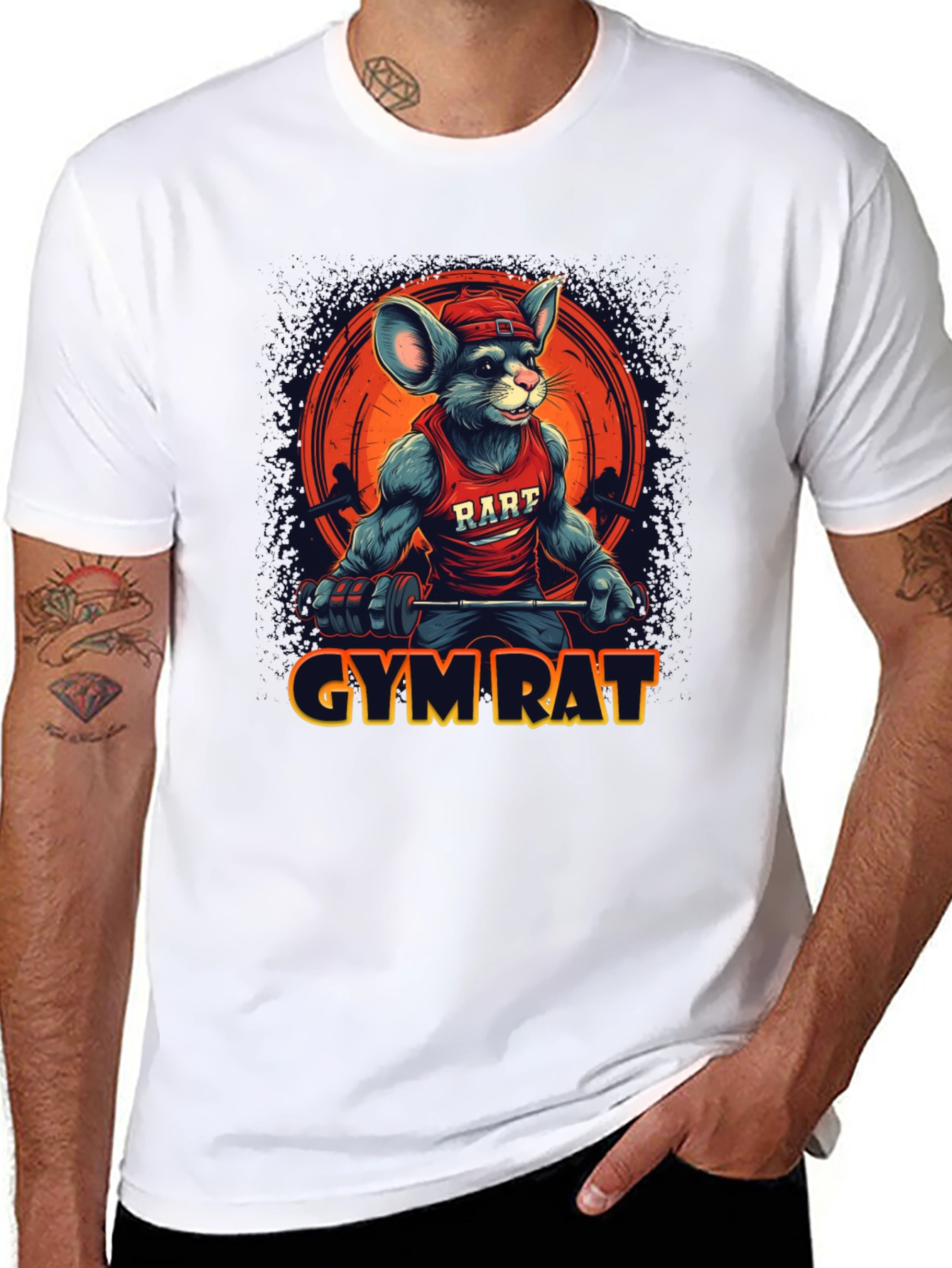 Gym Rat Mouse Graphic Tee