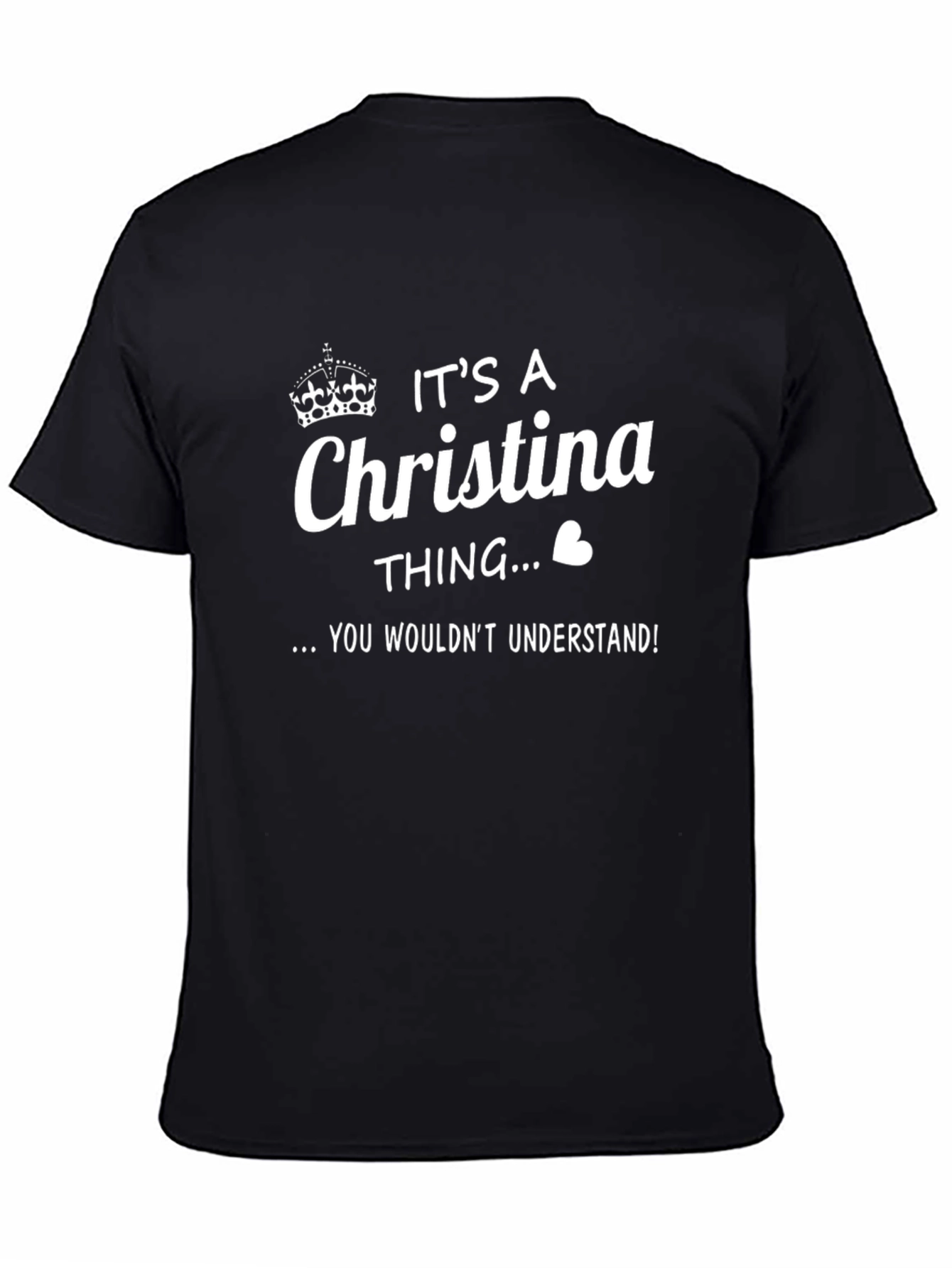 Christina Thing T-Shirt - Fun Personalized Tee