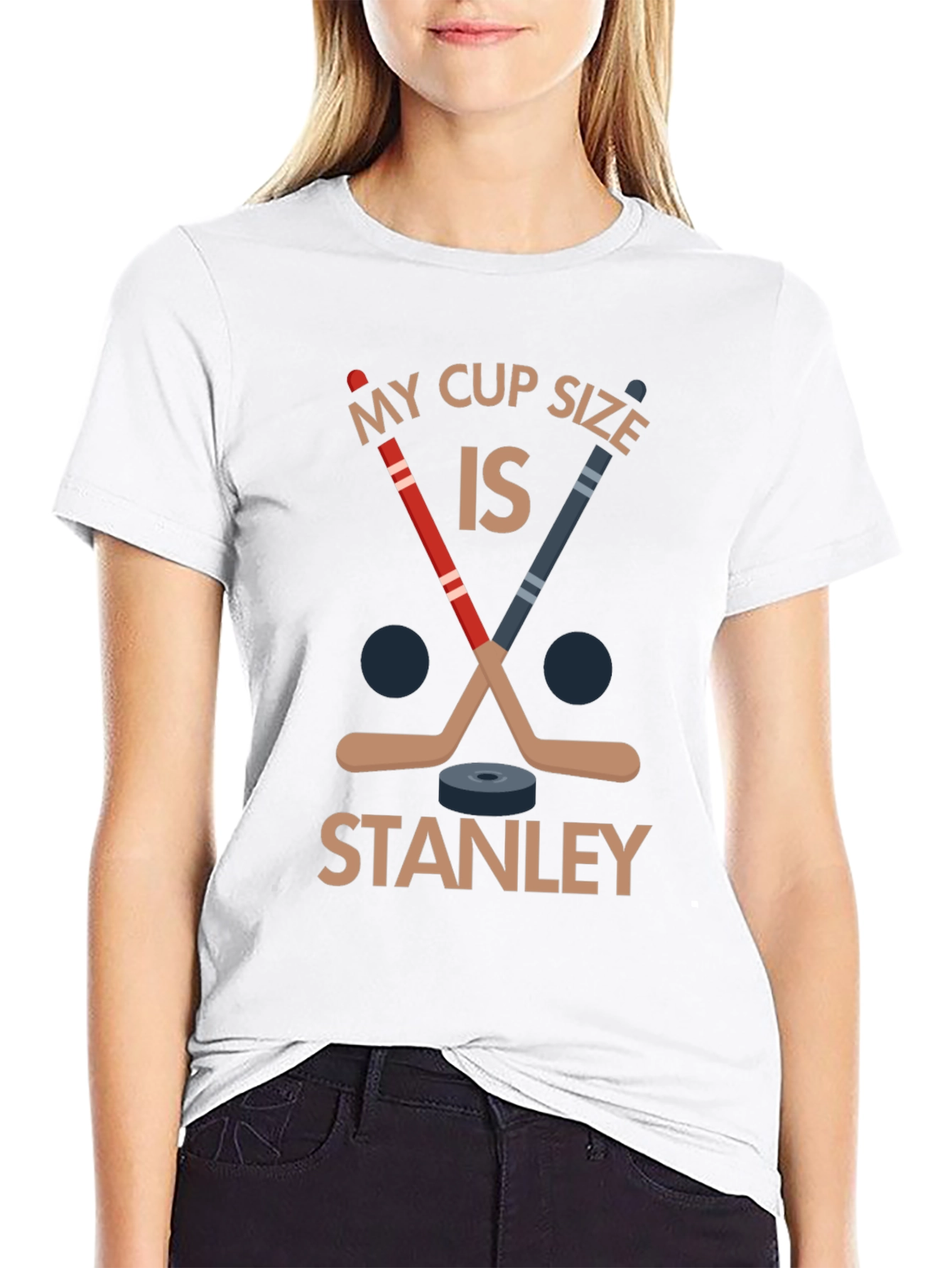 My Cup Size is Stanley Hockey T-Shirt