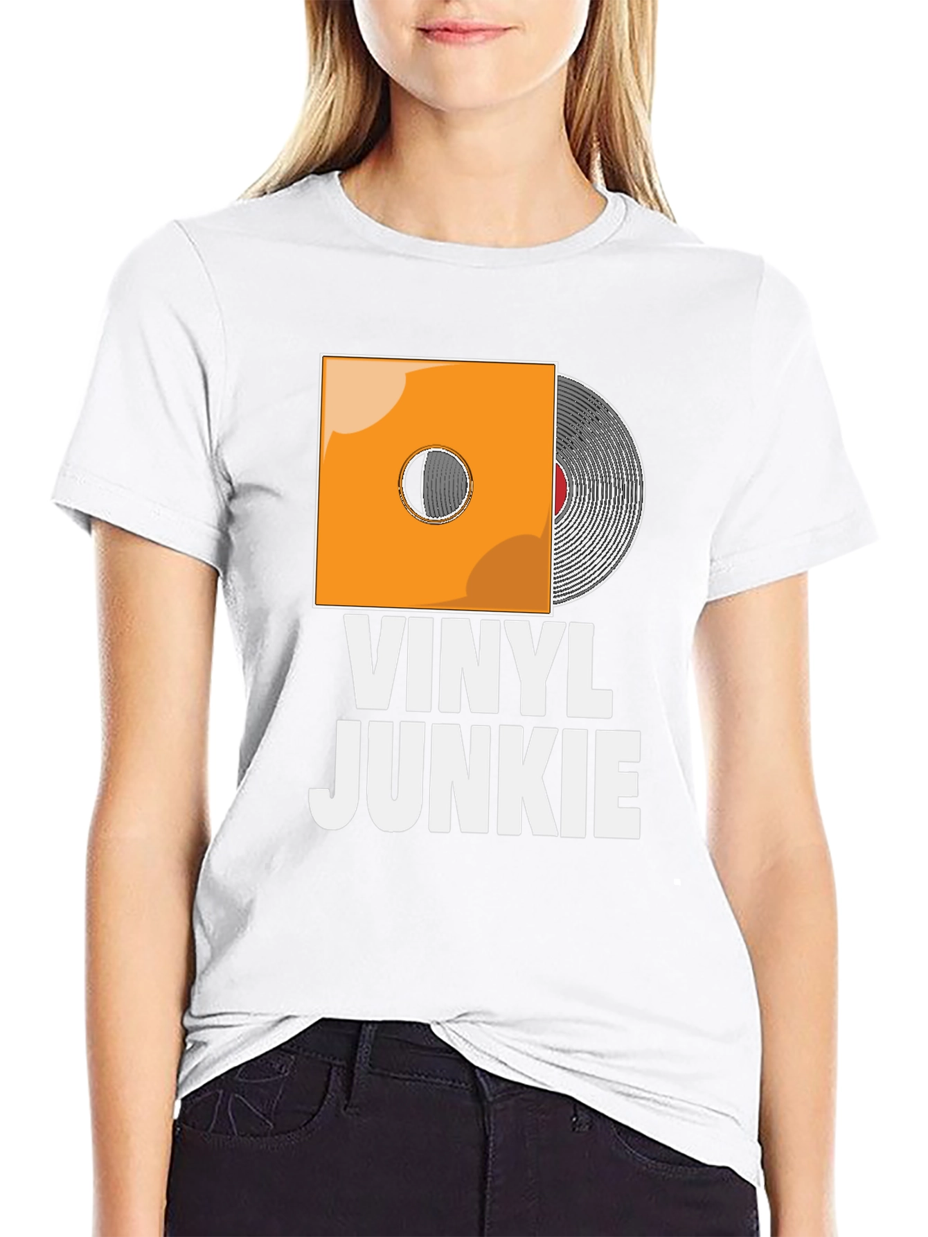 Vinyl Junkie Graphic T-Shirt
