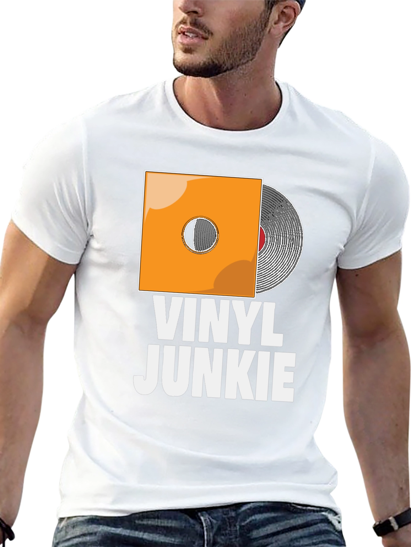 Vinyl Junkie Graphic T-Shirt
