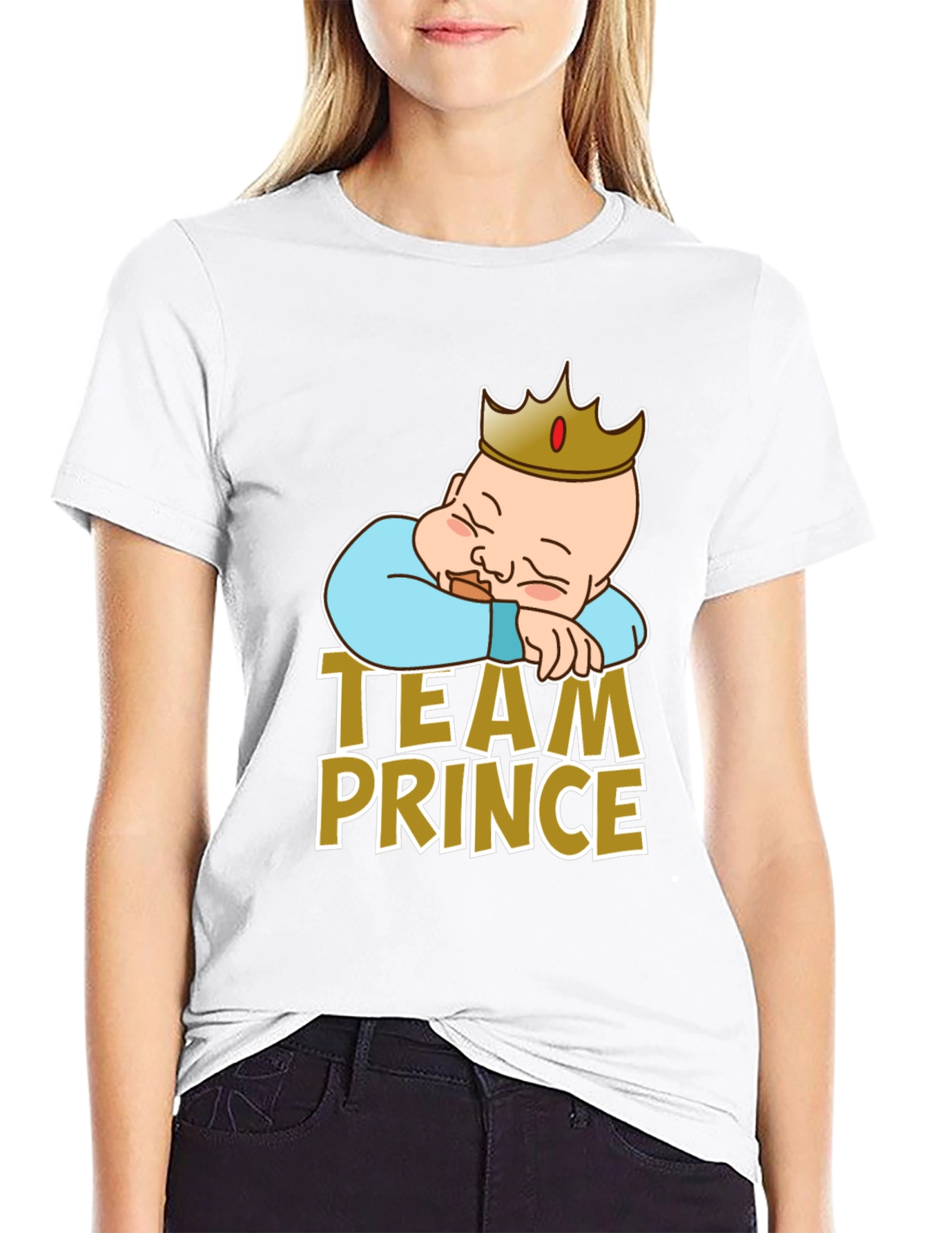 Team Prince T-Shirt: Cute Baby Graphic Tee