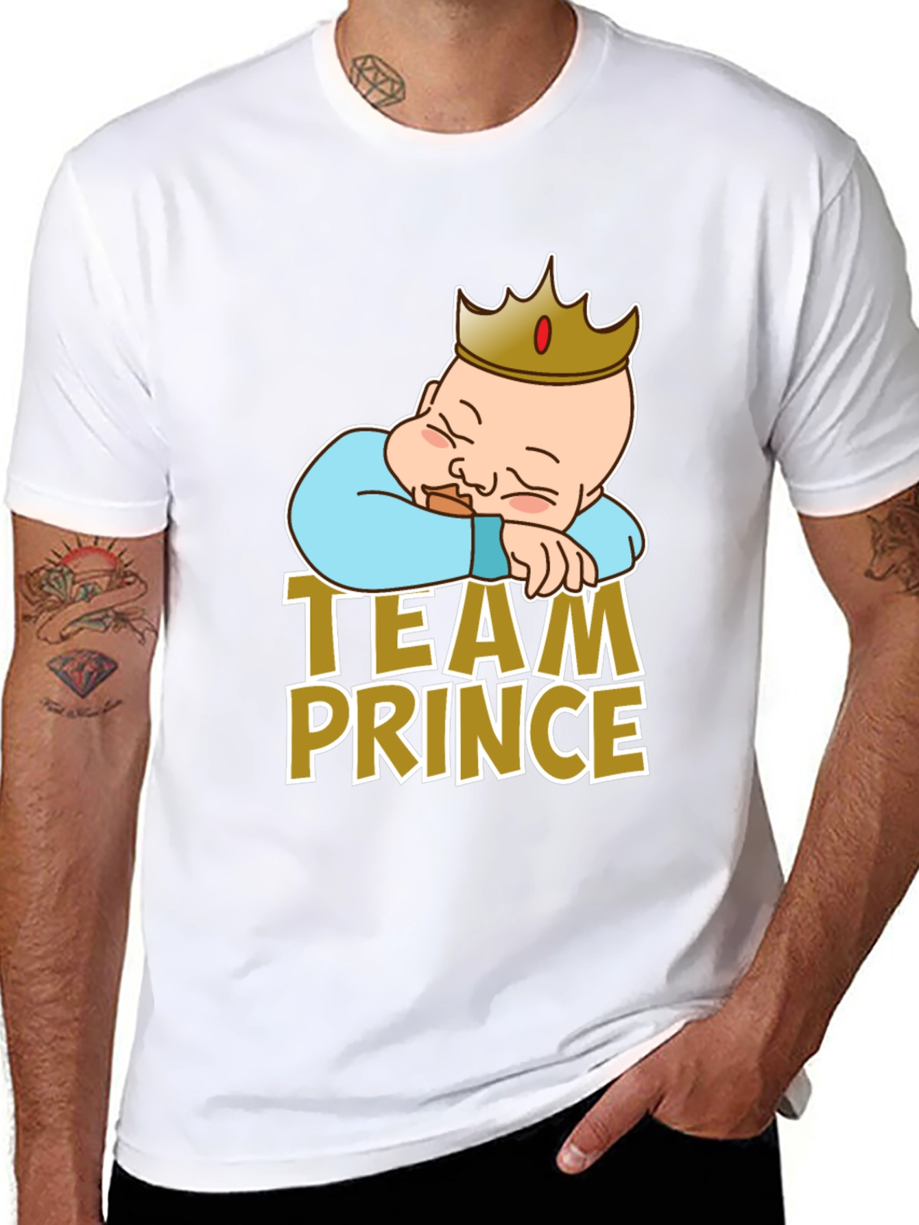 Team Prince T-Shirt: Cute Baby Graphic Tee