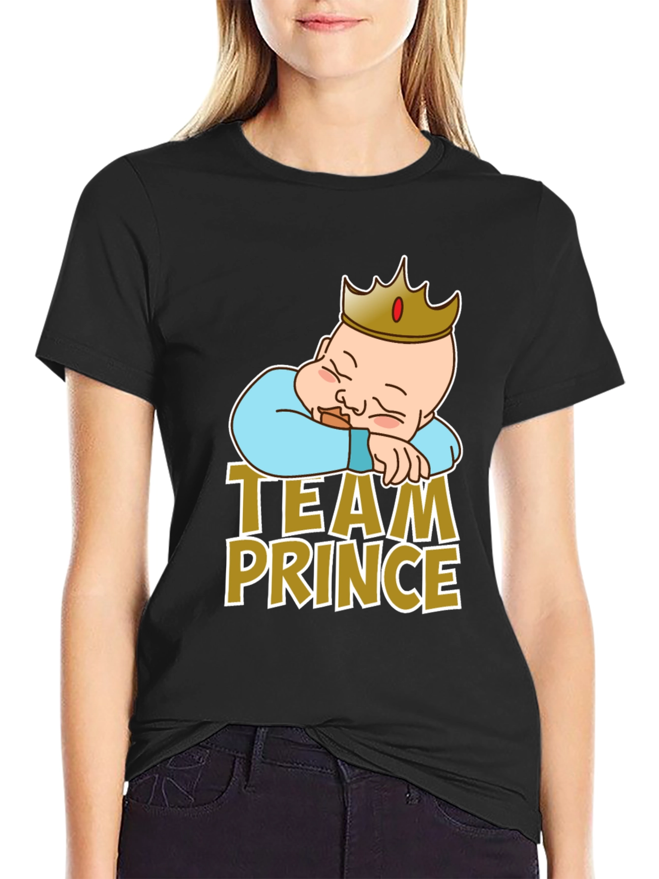 Team Prince T-Shirt: Cute Baby Graphic Tee