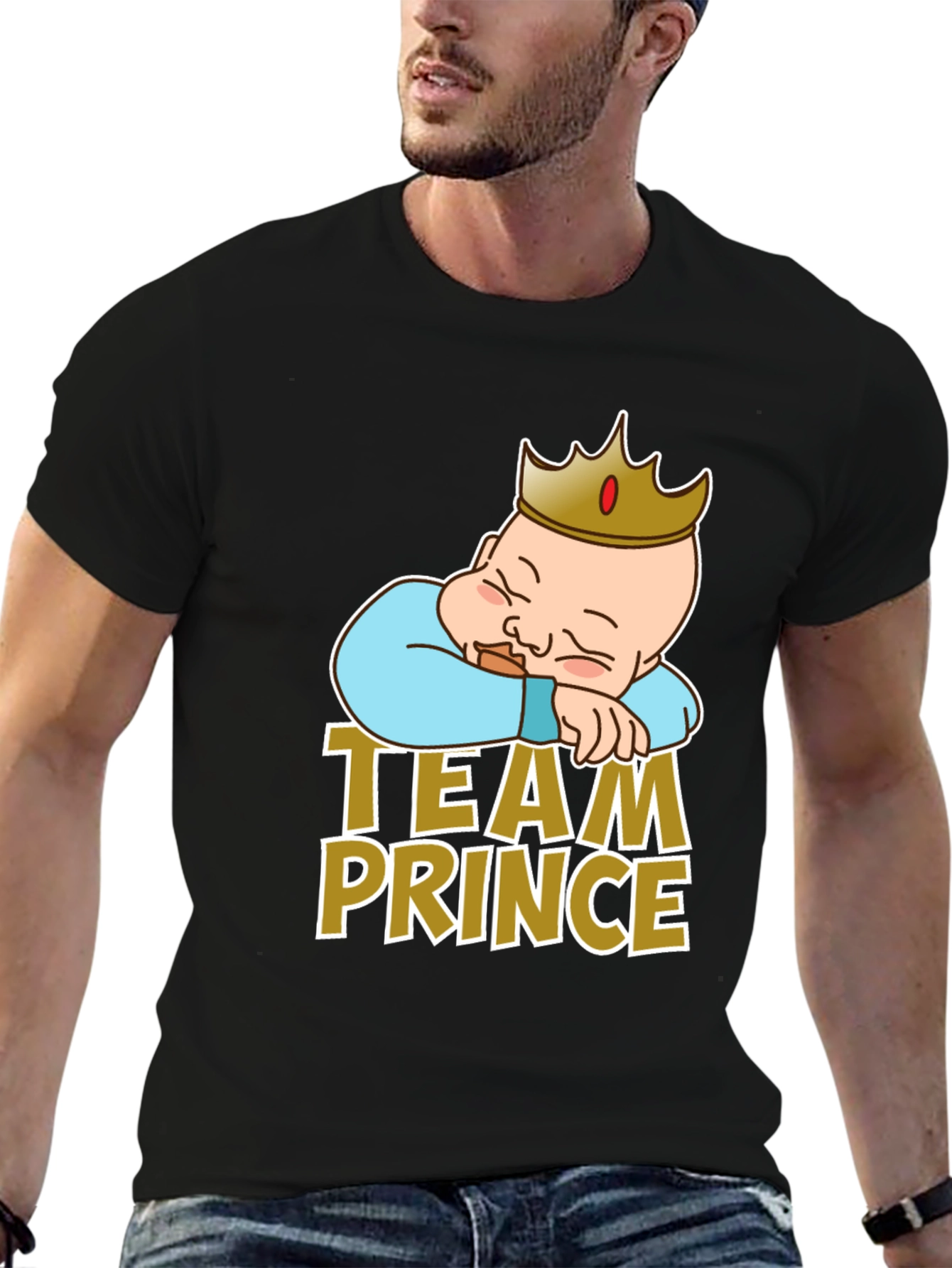 Team Prince T-Shirt: Cute Baby Graphic Tee