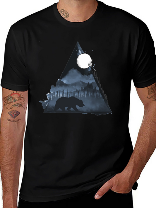 Bear Silhouette Graphic Tee