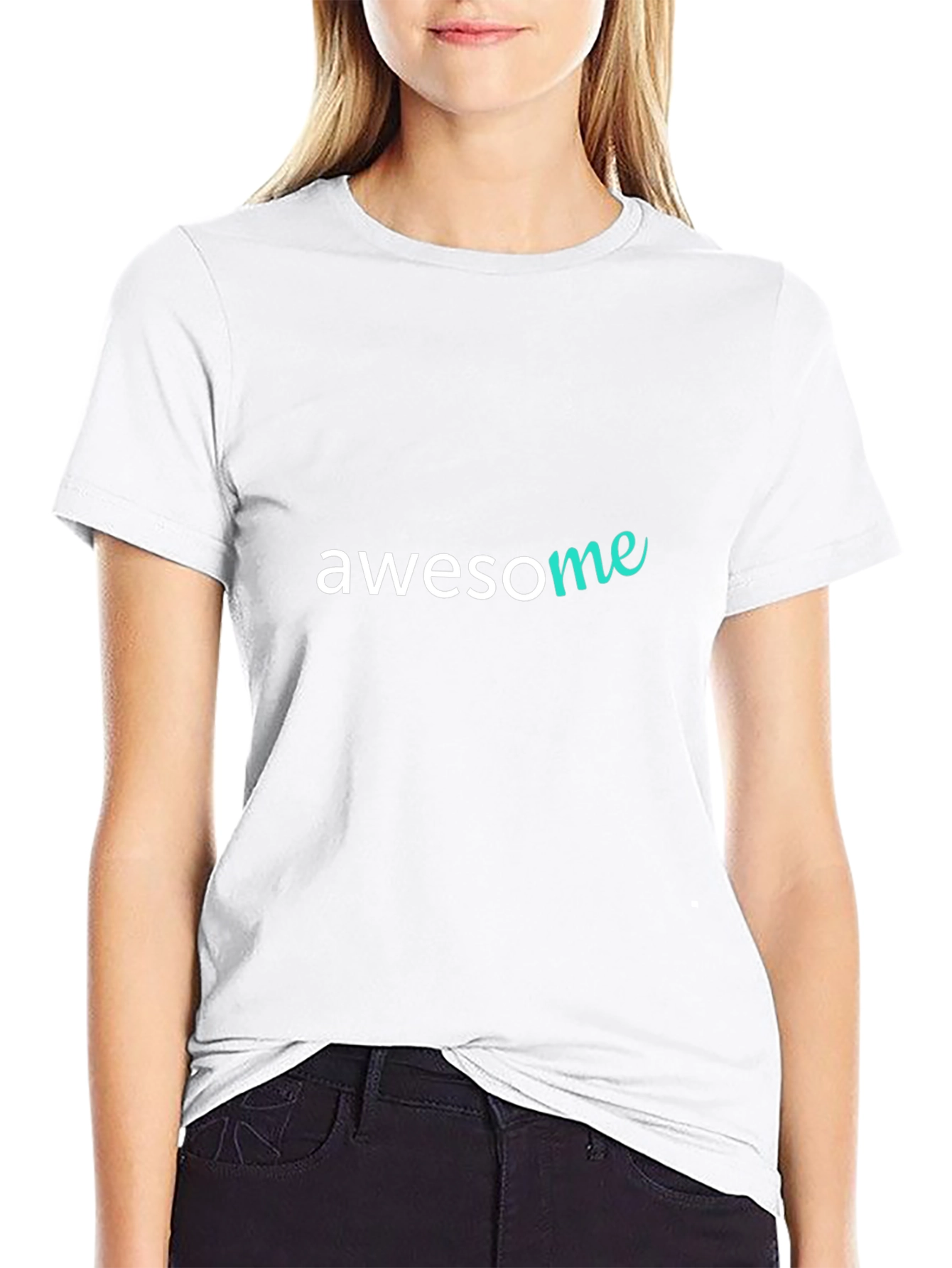 Awesome Graphic Print Black T-Shirt