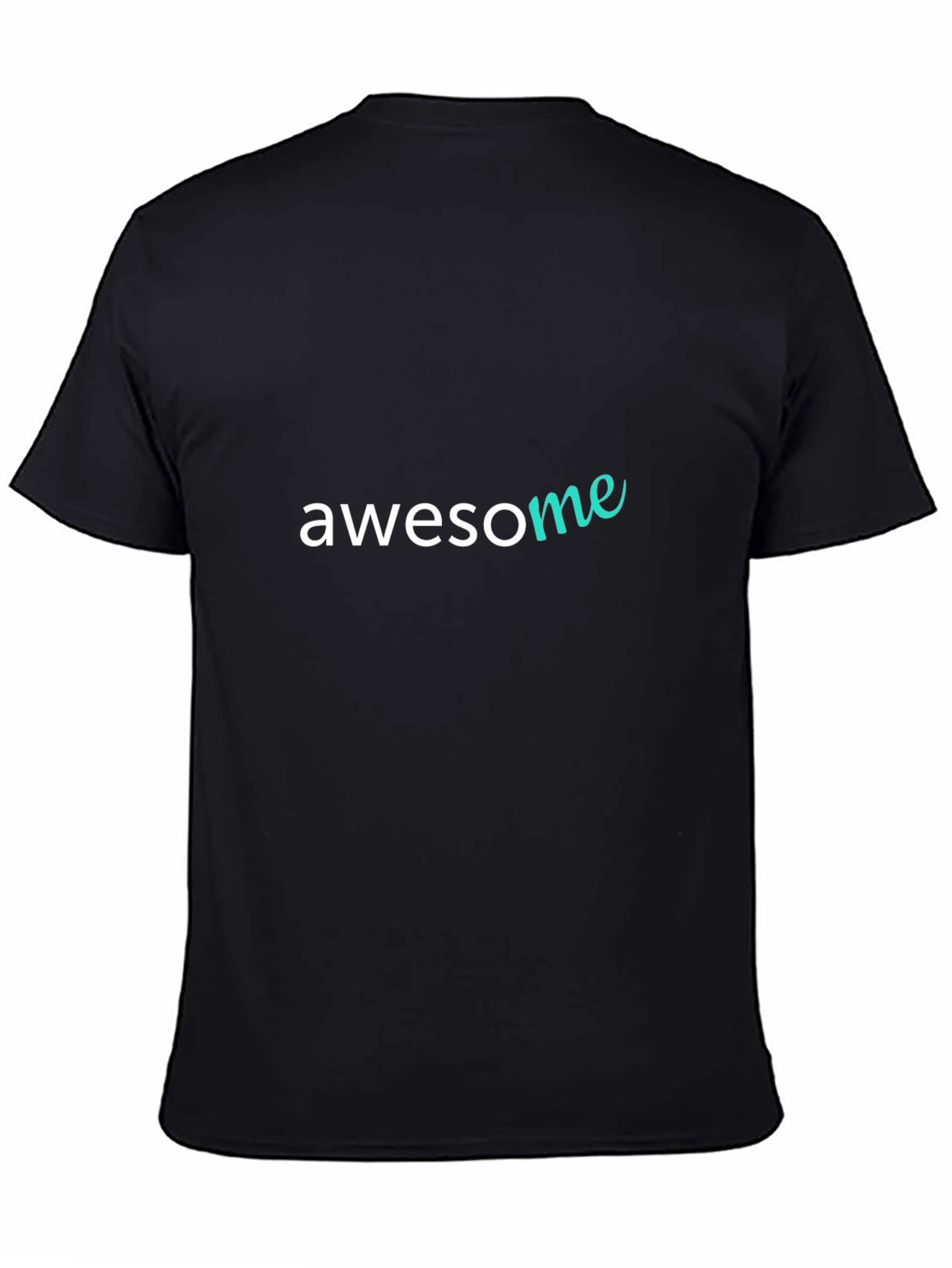 Awesome Graphic Print Black T-Shirt