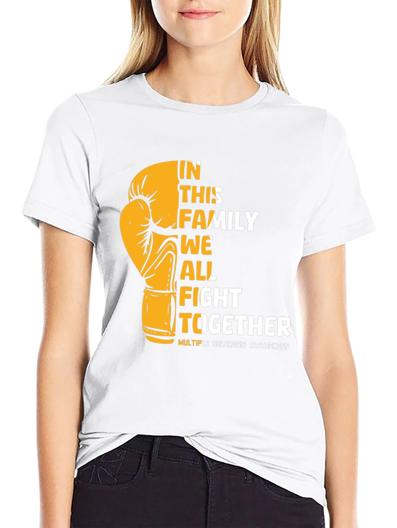 MS Awareness Boxing Glove Graphic Tee