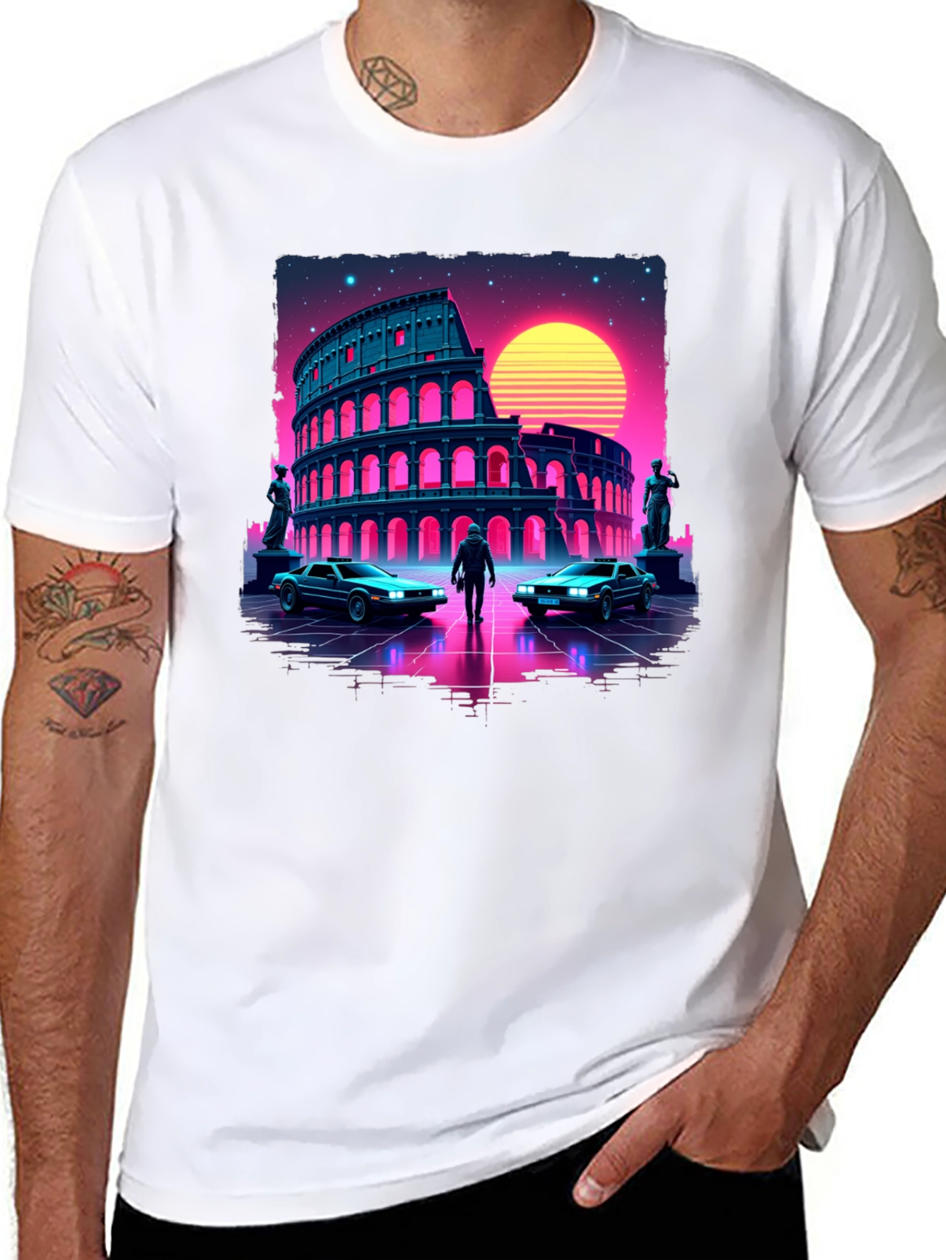 Retro Rome Colosseum T-Shirt