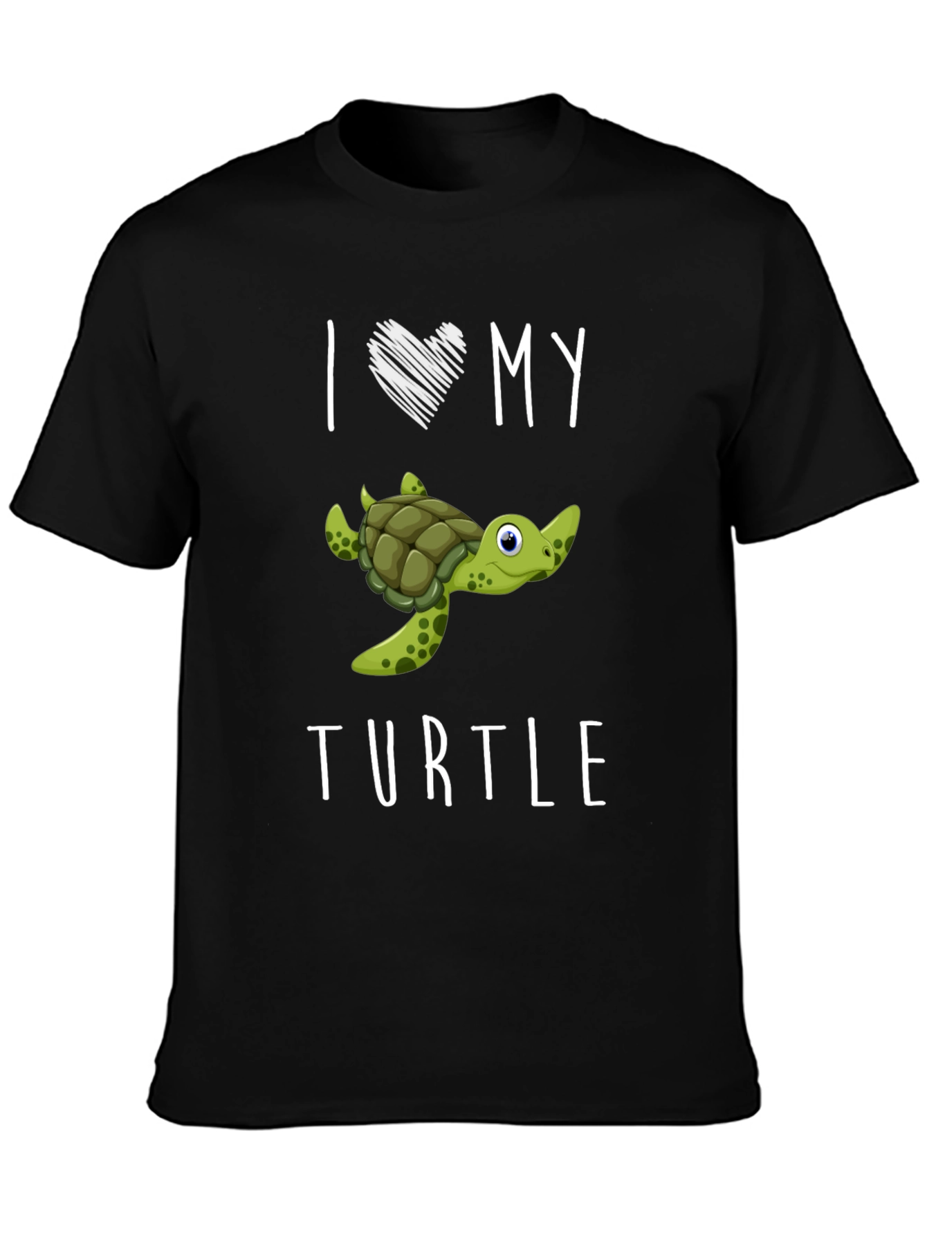 I Love My Turtle Graphic Tee