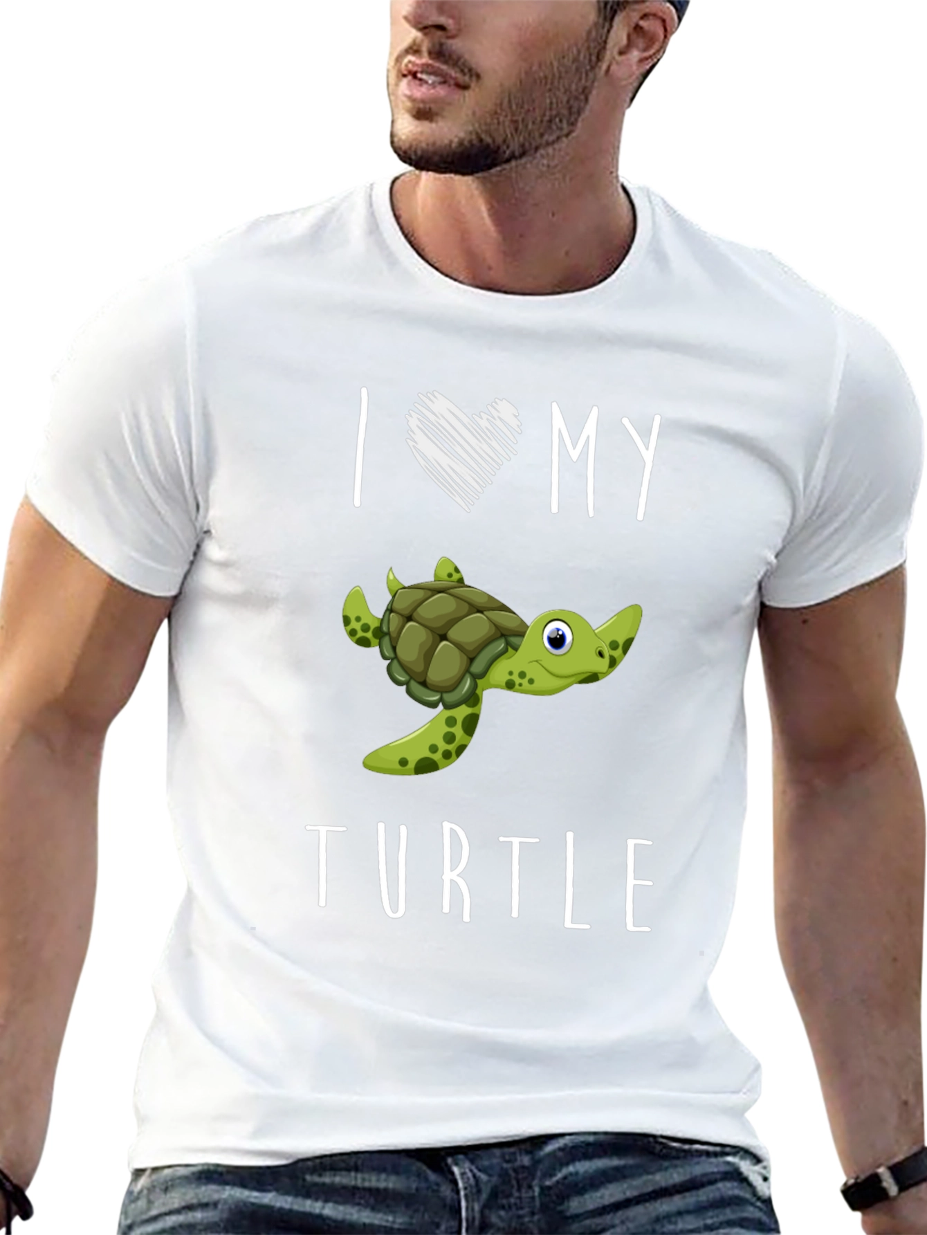 I Love My Turtle Graphic Tee