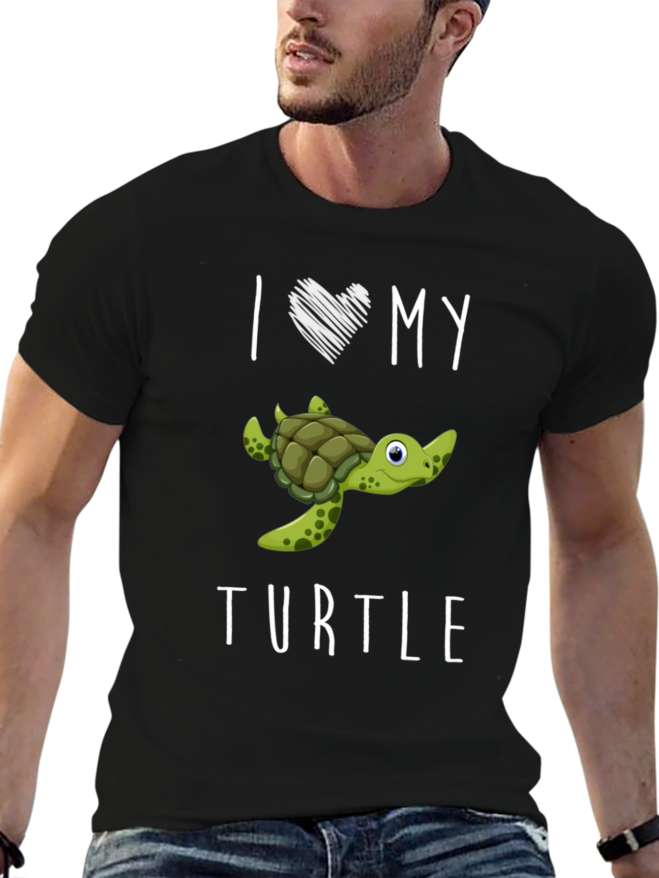 I Love My Turtle Graphic Tee