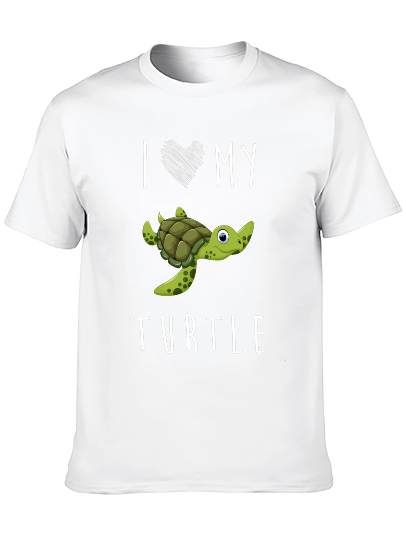 I Love My Turtle Graphic Tee