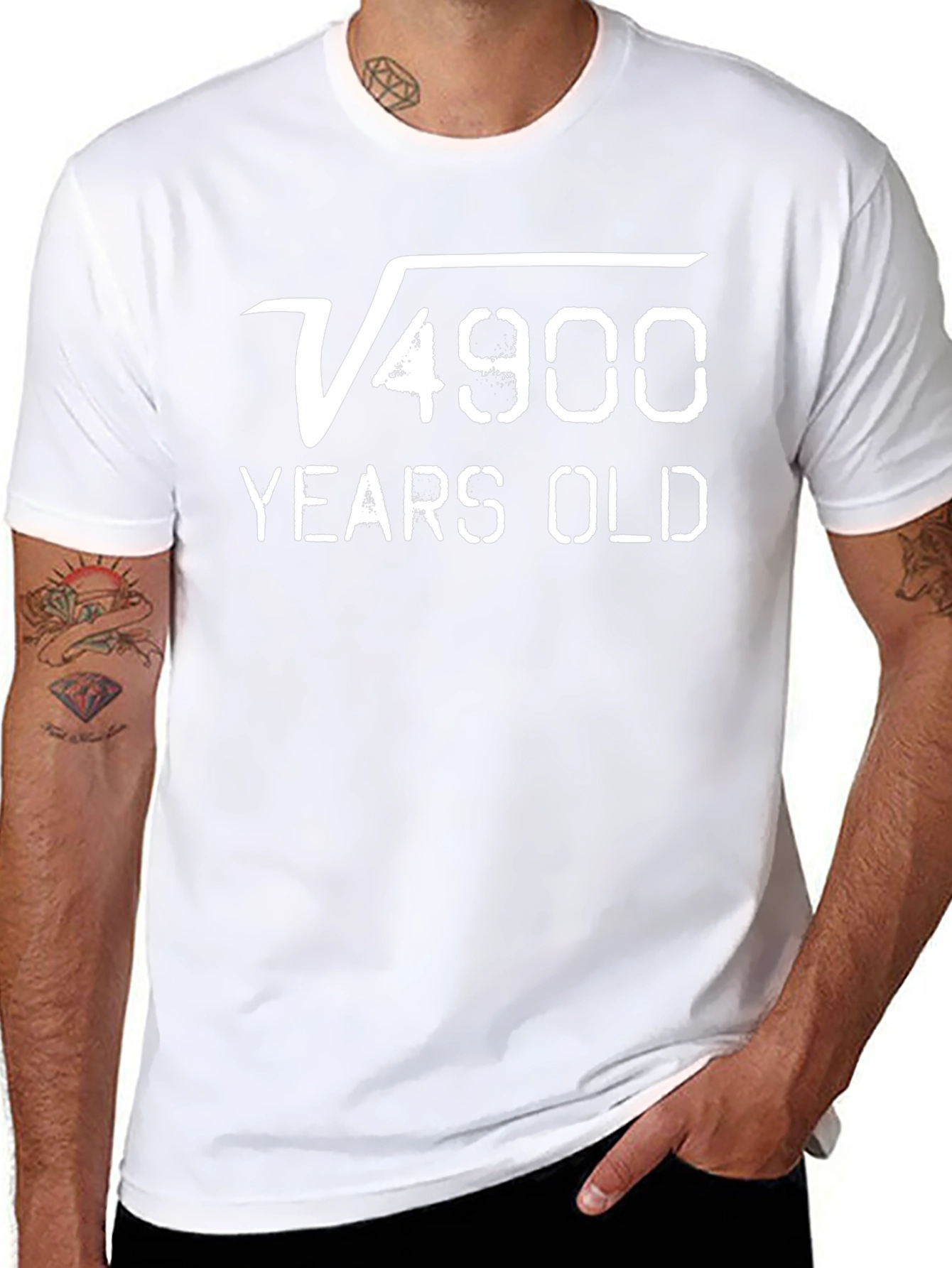 Funny Math Birthday T-Shirt - Square Root of 4900