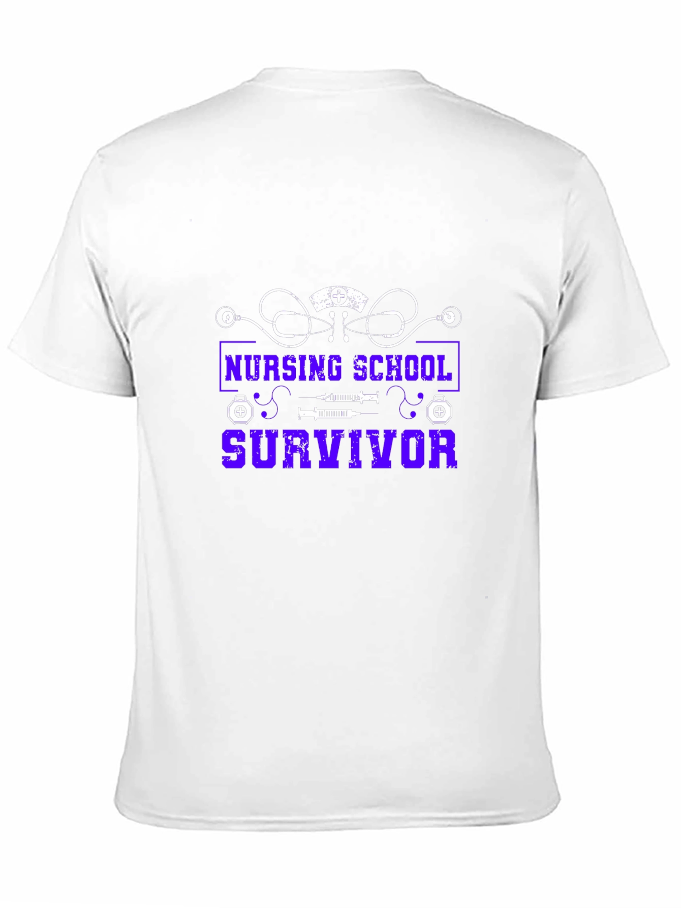 Nursing School Survivor Graphic T-Shirt